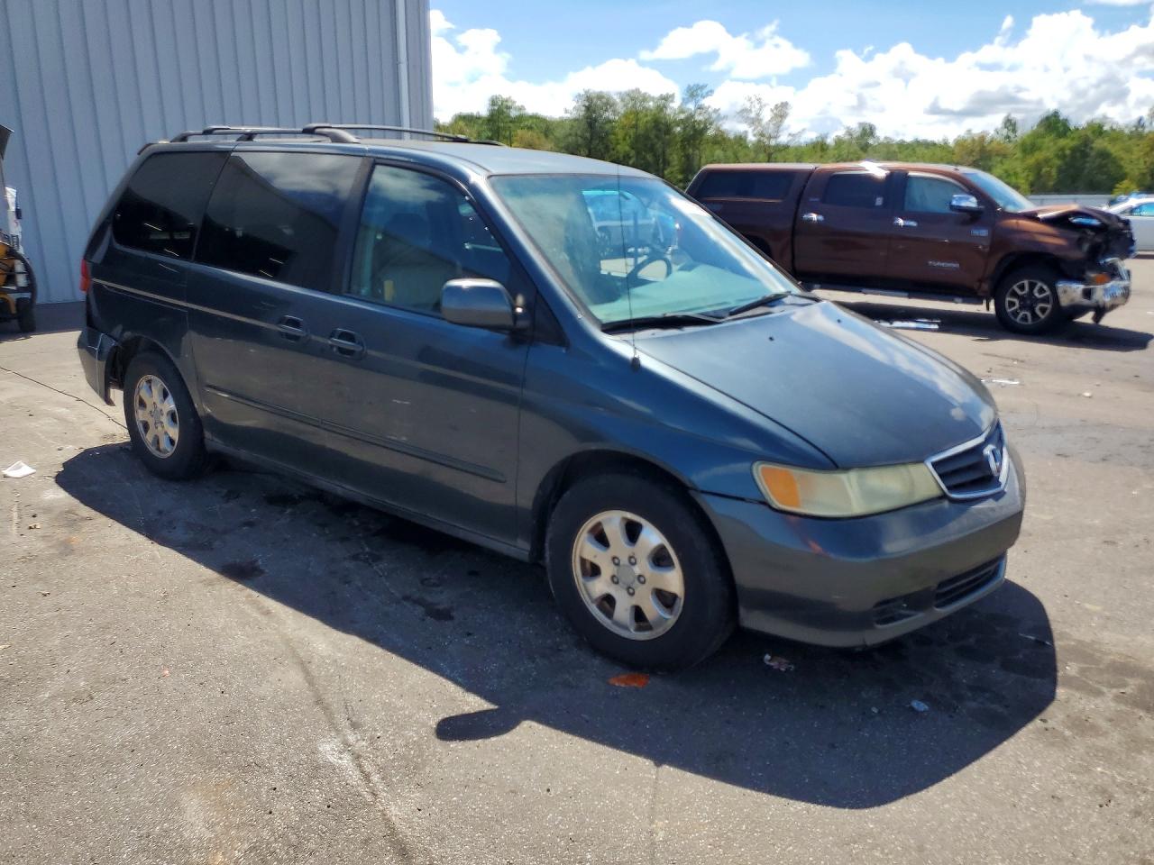 2003 Honda Odyssey Exl Blue vin: 5FNRL18963B078229
