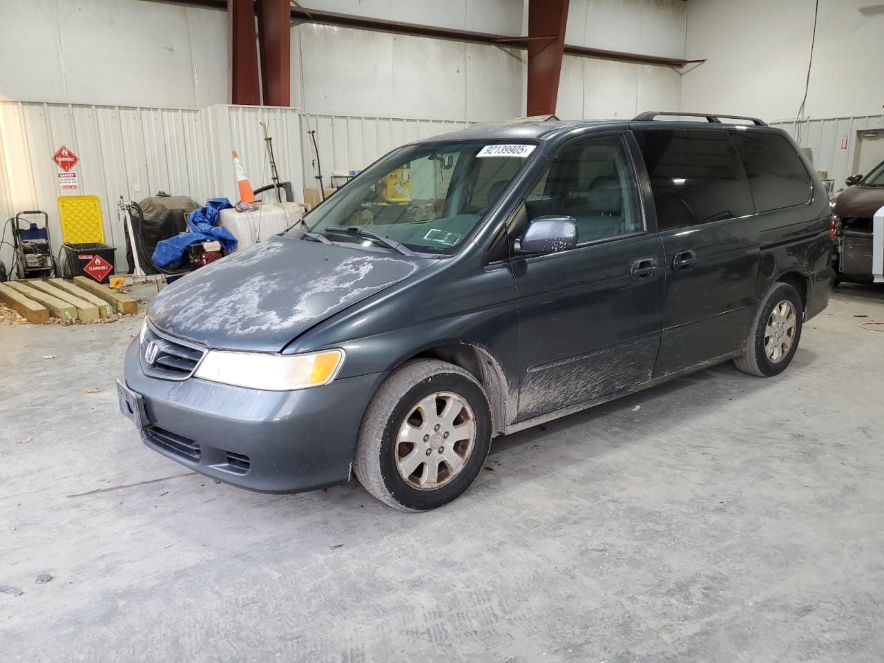 2003 Honda Odyssey Exl Charcoal vin: 5FNRL18963B080983