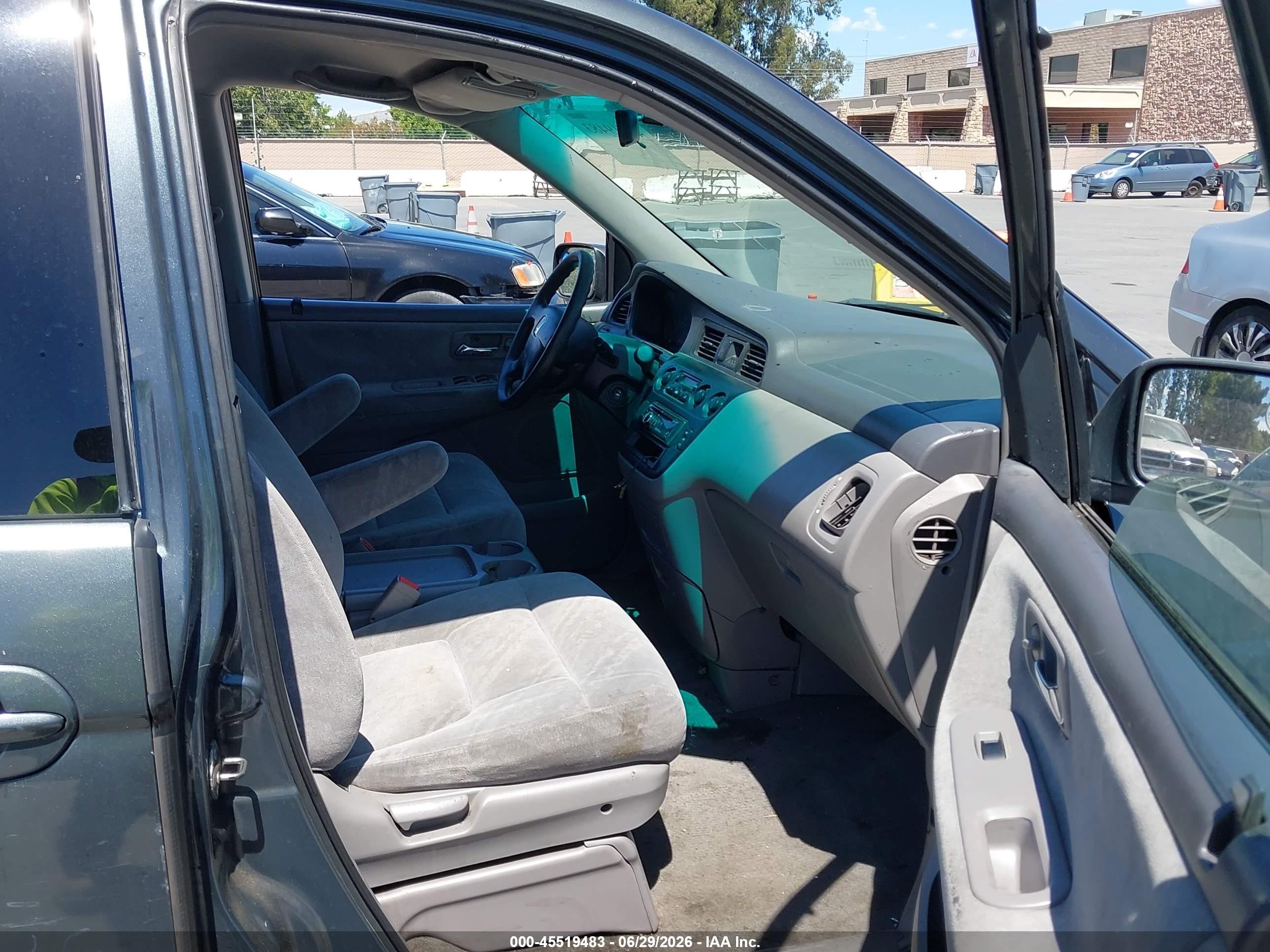 2003 Honda Odyssey Ex-l Gray vin: 5FNRL18963B115179