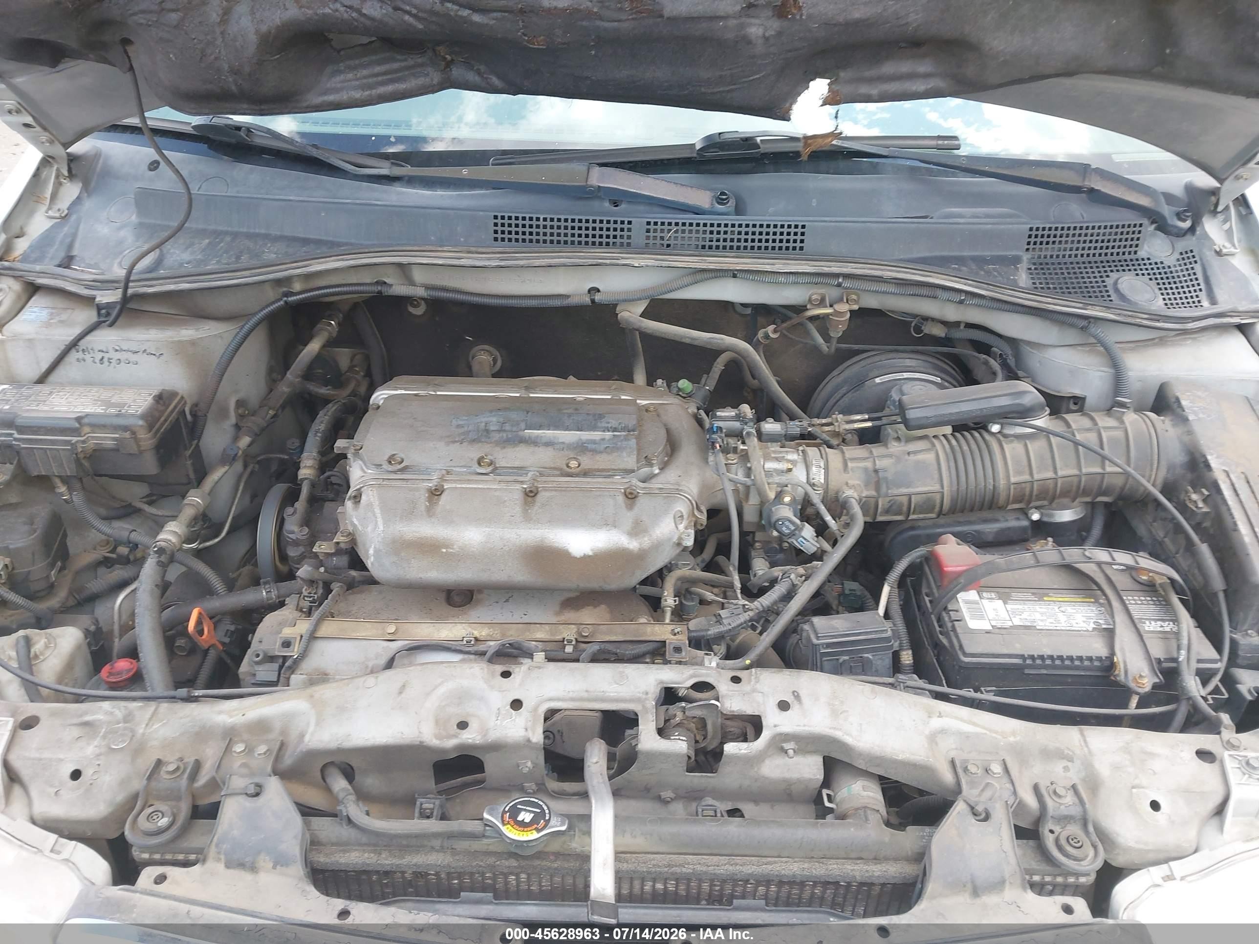 2003 Honda Odyssey Ex-l Silver vin: 5FNRL18963B157965