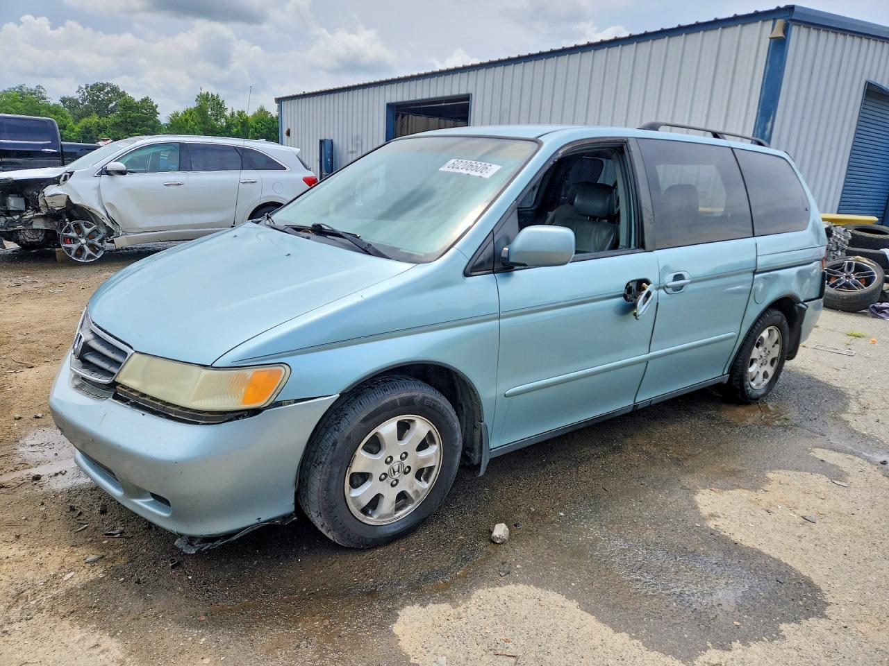 2004 Honda Odyssey Exl Blue vin: 5FNRL18964B012832