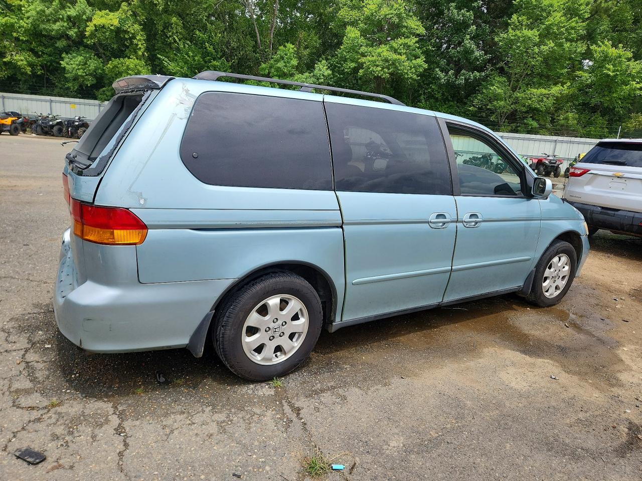 2004 Honda Odyssey Exl Blue vin: 5FNRL18964B012832