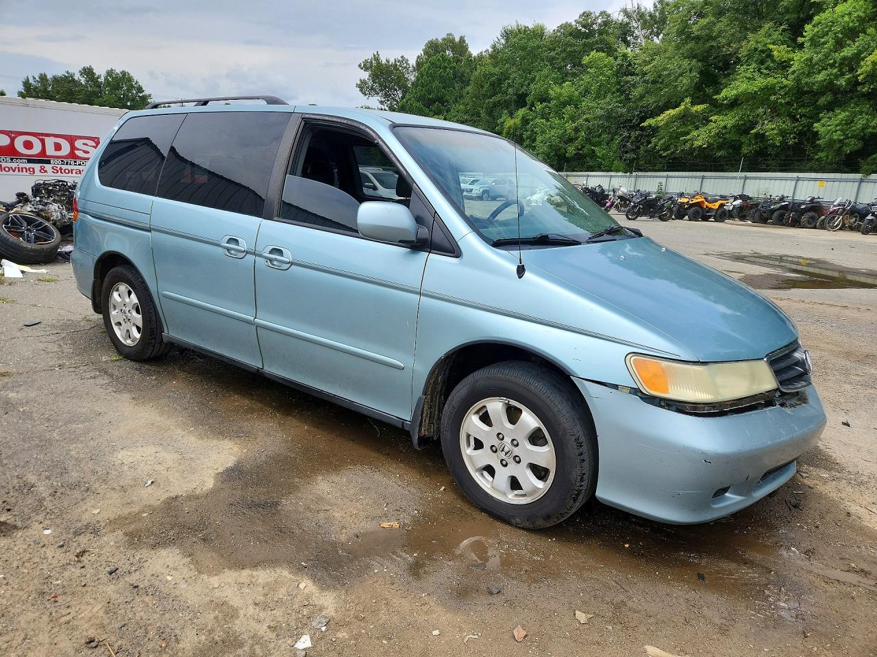 2004 Honda Odyssey Exl Blue vin: 5FNRL18964B012832