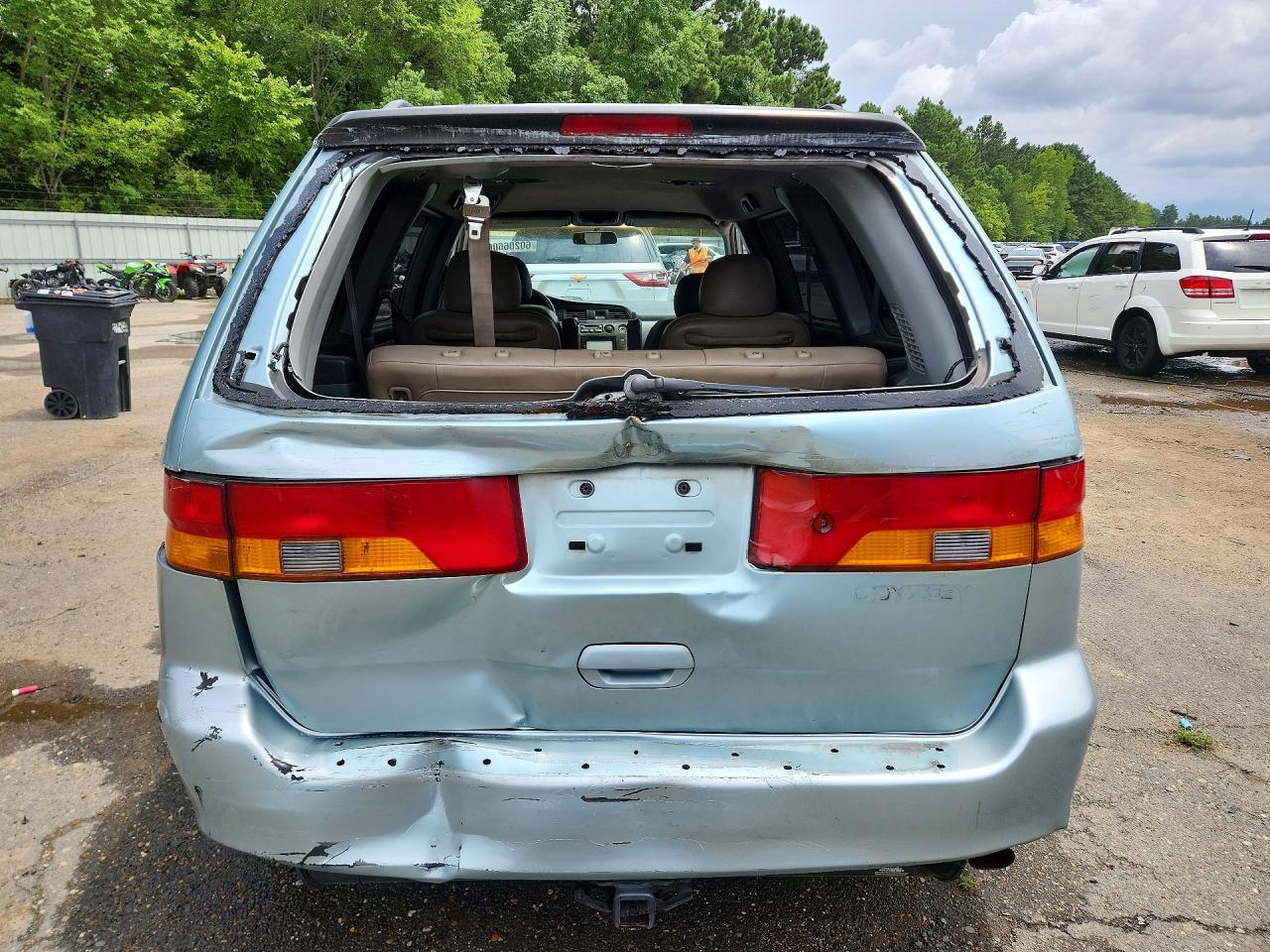 2004 Honda Odyssey Exl Blue vin: 5FNRL18964B012832