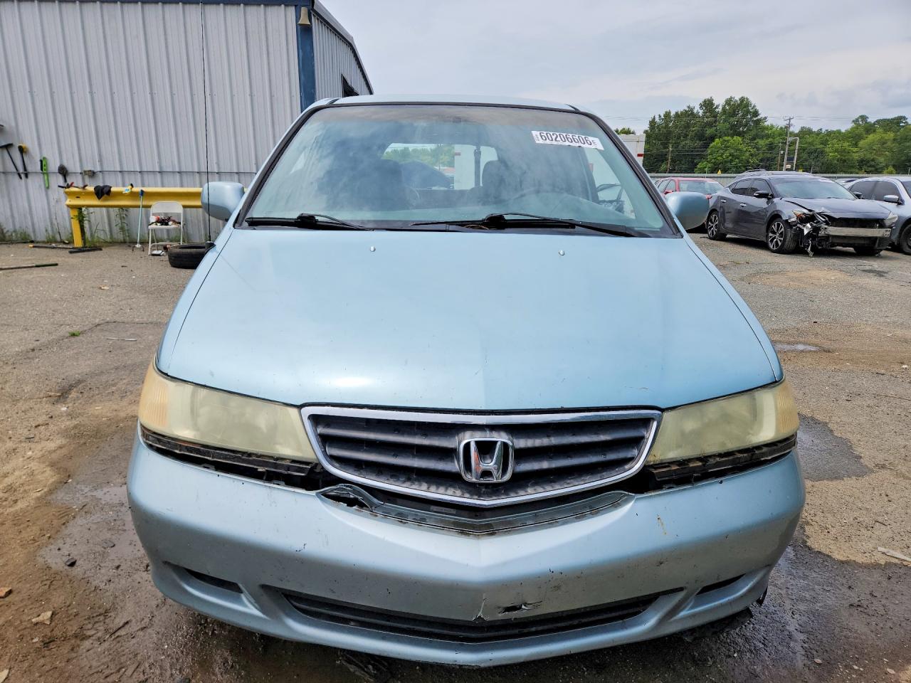 2004 Honda Odyssey Exl Blue vin: 5FNRL18964B012832