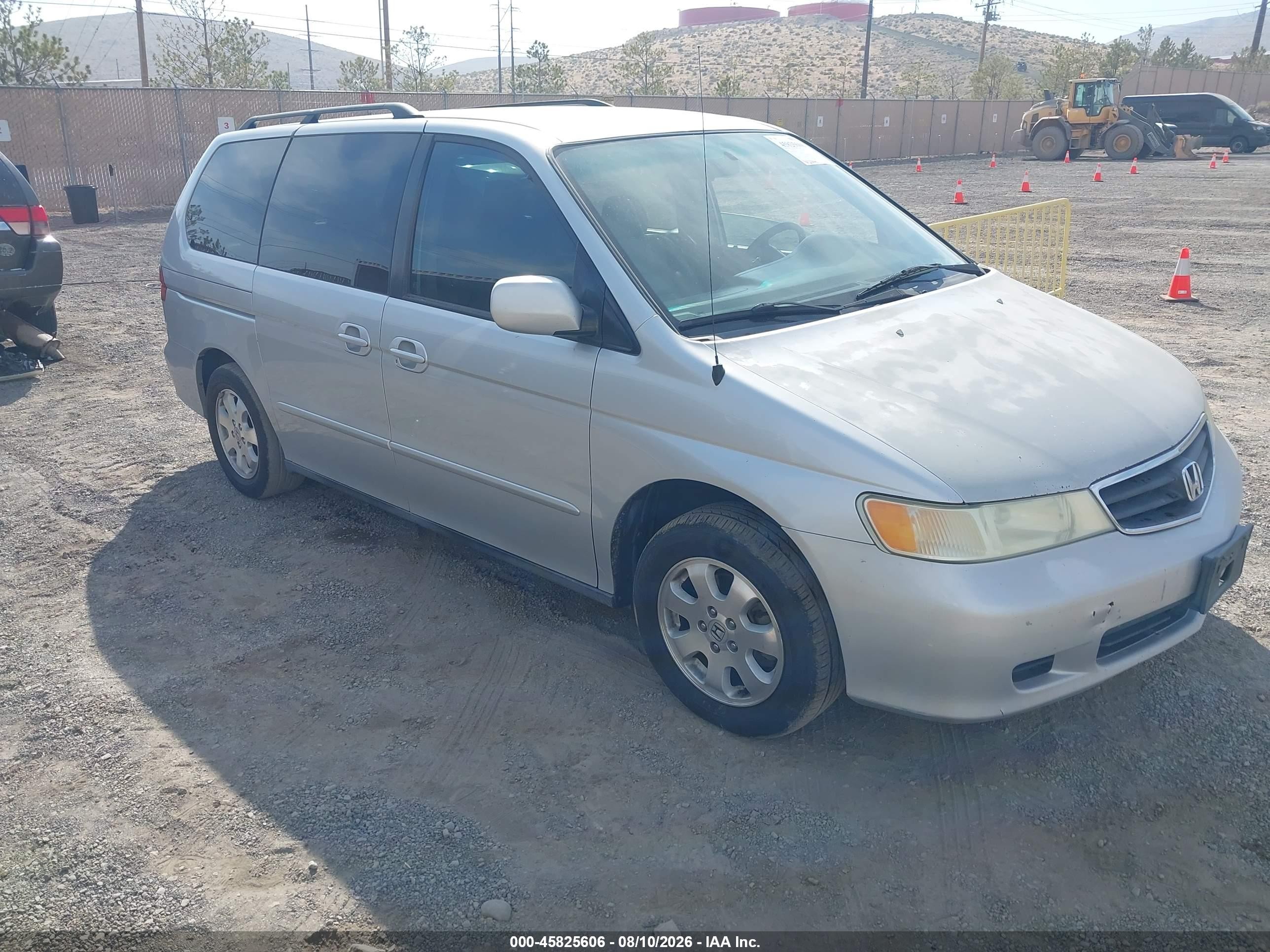 2004 Honda Odyssey Ex-l Silver vin: 5FNRL18964B086137