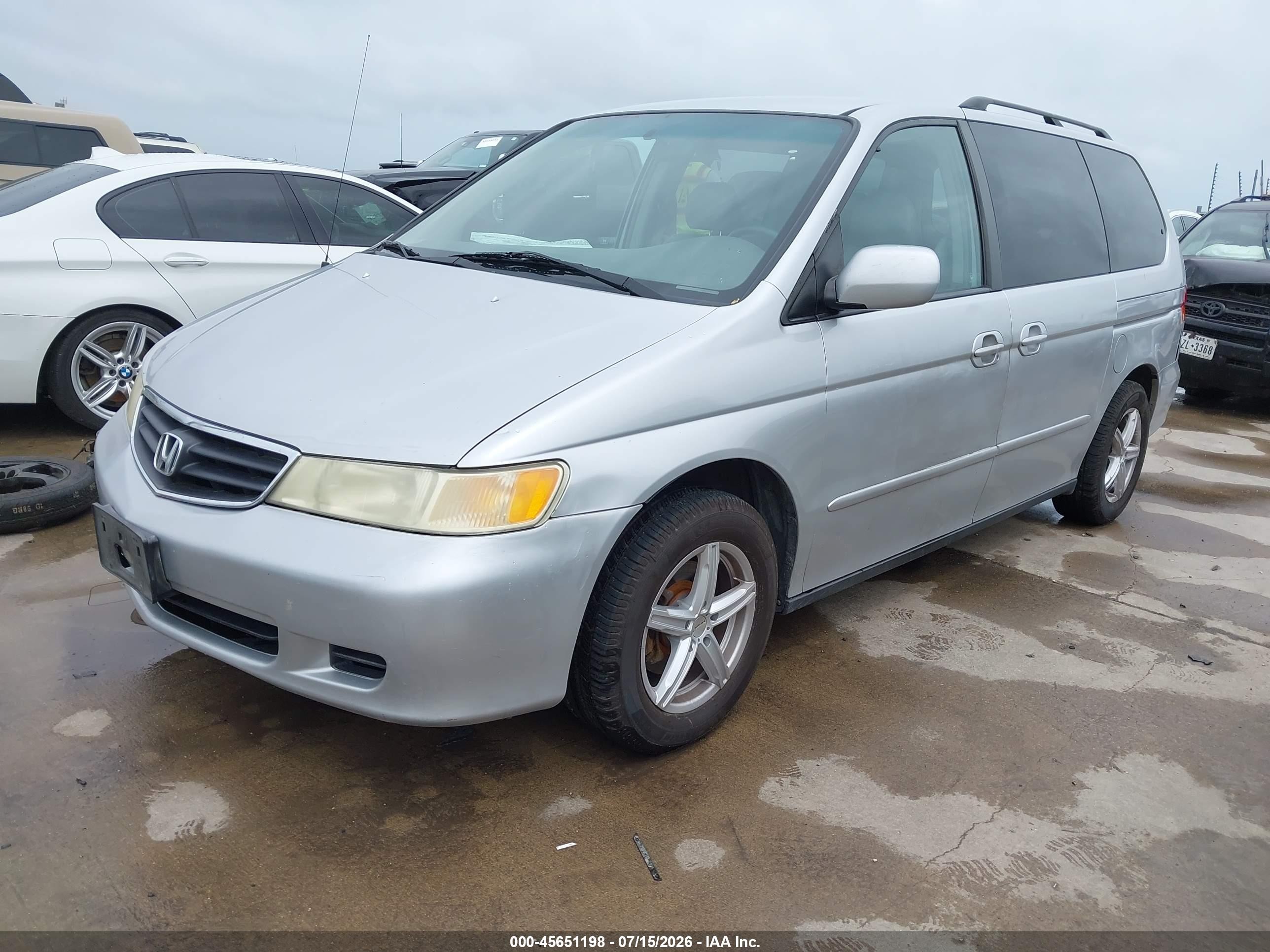 2003 Honda Odyssey Ex-l Silver vin: 5FNRL18973B064579