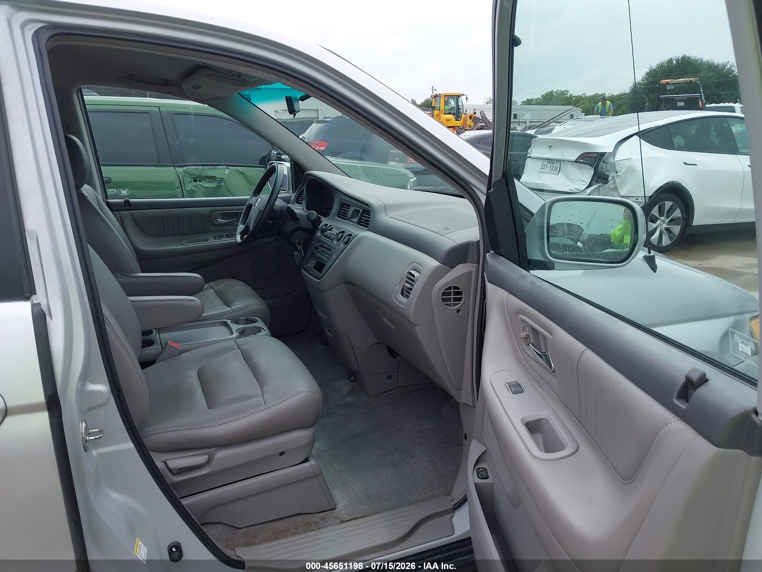 2003 Honda Odyssey Ex-l Silver vin: 5FNRL18973B064579