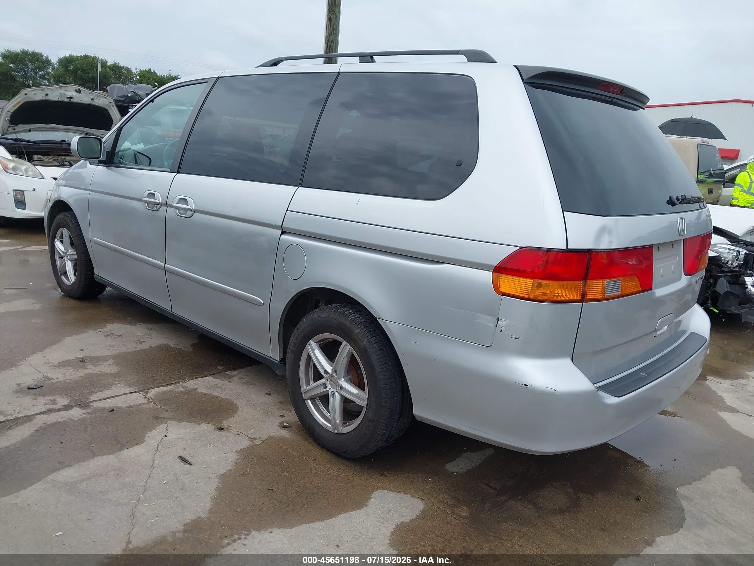2003 Honda Odyssey Ex-l Silver vin: 5FNRL18973B064579