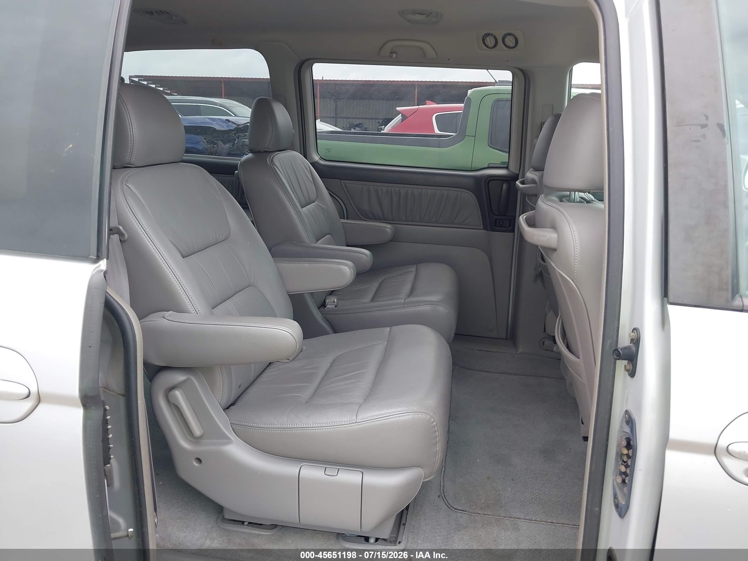 2003 Honda Odyssey Ex-l Silver vin: 5FNRL18973B064579