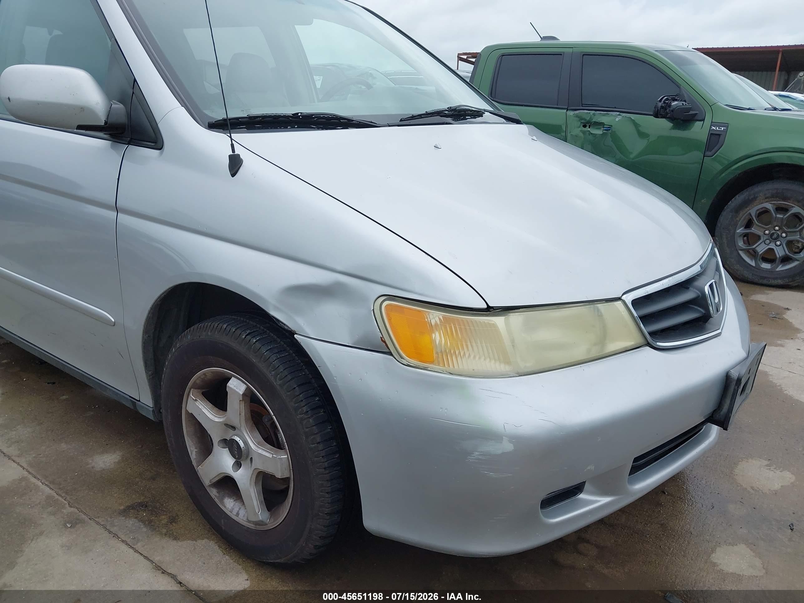 2003 Honda Odyssey Ex-l Silver vin: 5FNRL18973B064579