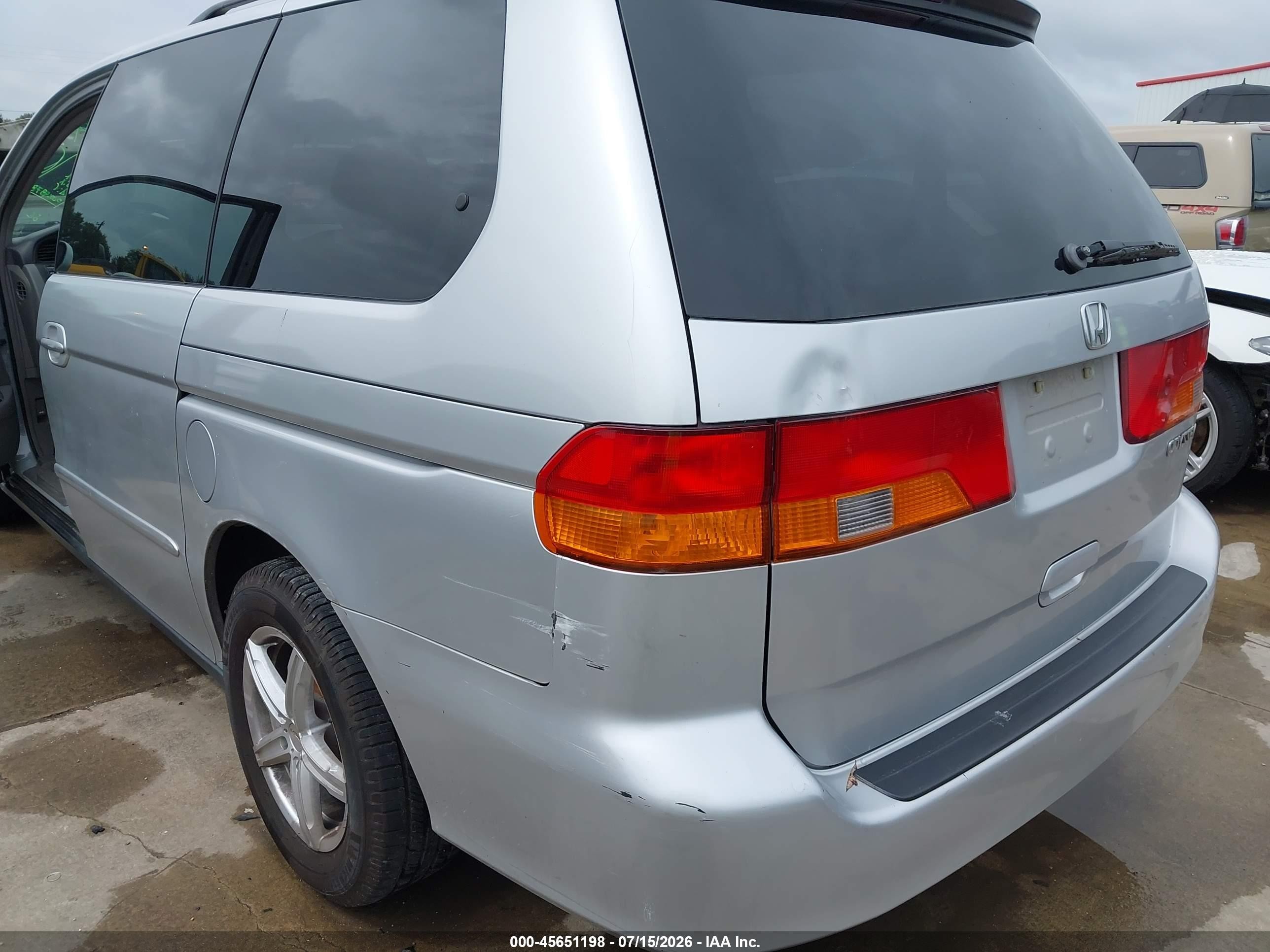 2003 Honda Odyssey Ex-l Silver vin: 5FNRL18973B064579
