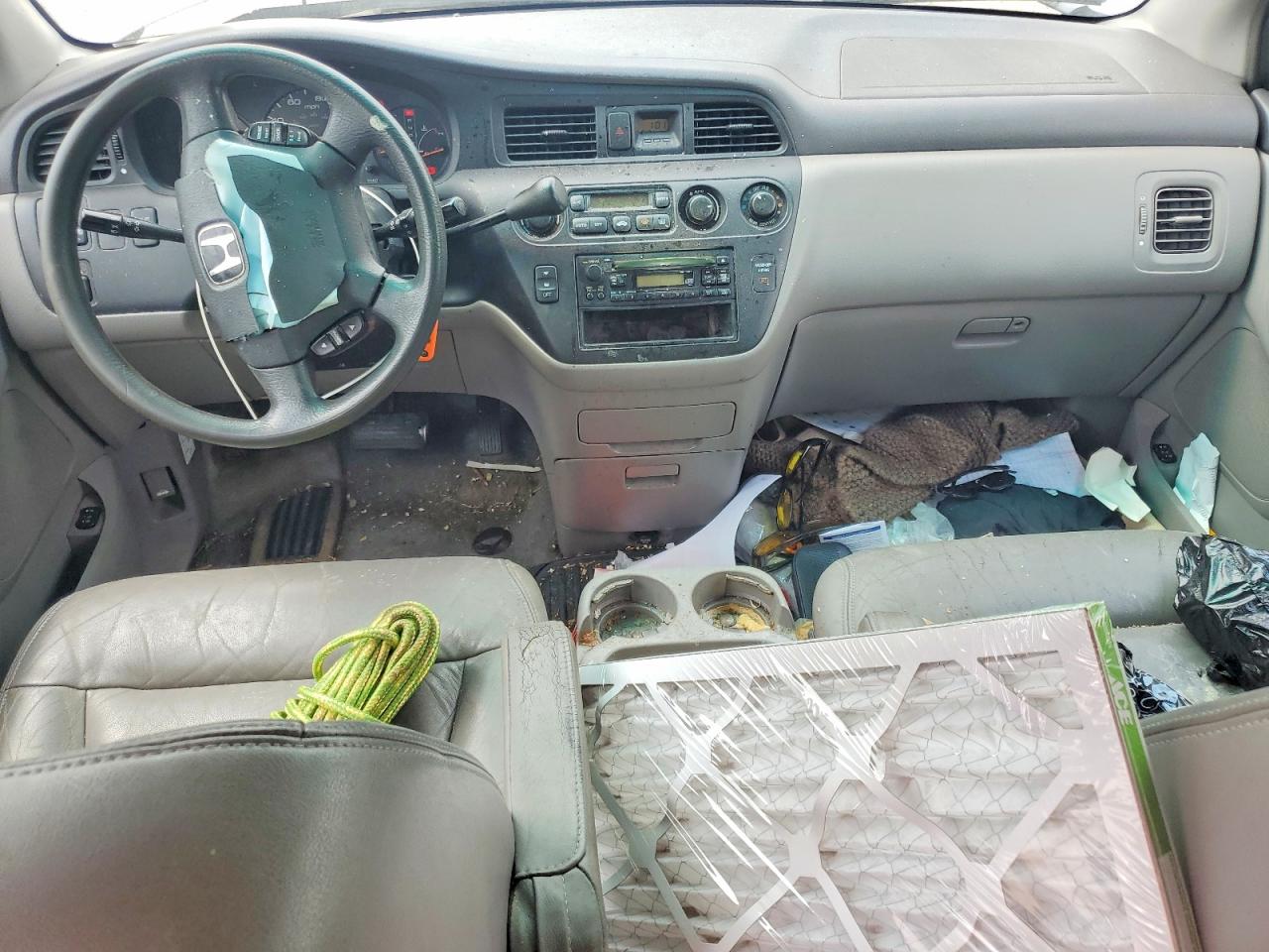 2003 Honda Odyssey Exl Silver vin: 5FNRL18973B087554