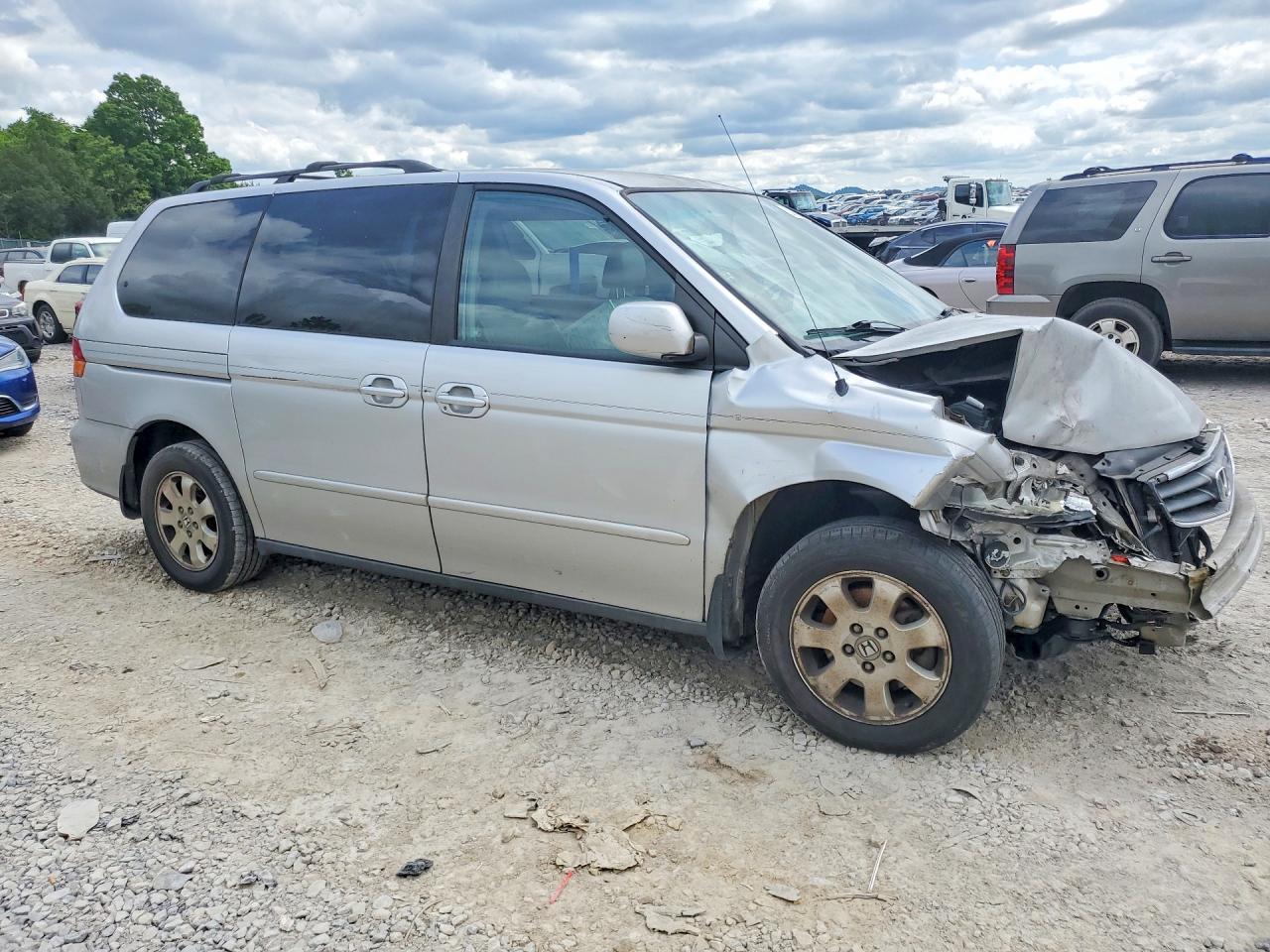 2003 Honda Odyssey Exl Silver vin: 5FNRL18973B087554