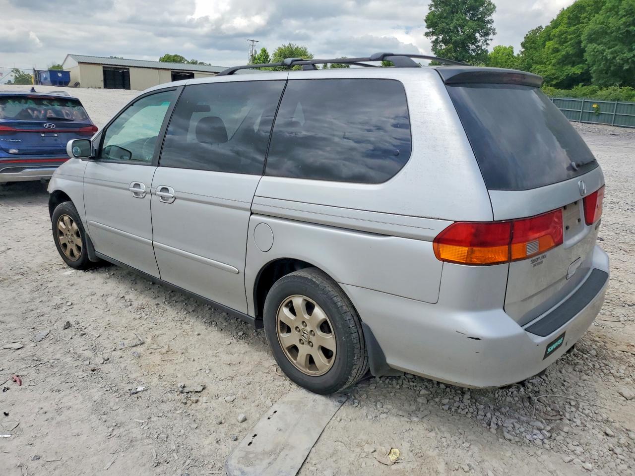 2003 Honda Odyssey Exl Silver vin: 5FNRL18973B087554