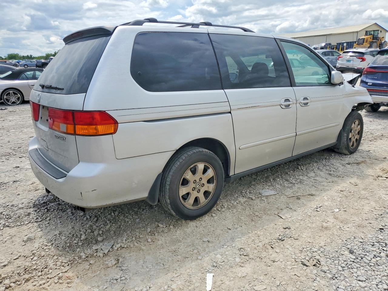 2003 Honda Odyssey Exl Silver vin: 5FNRL18973B087554