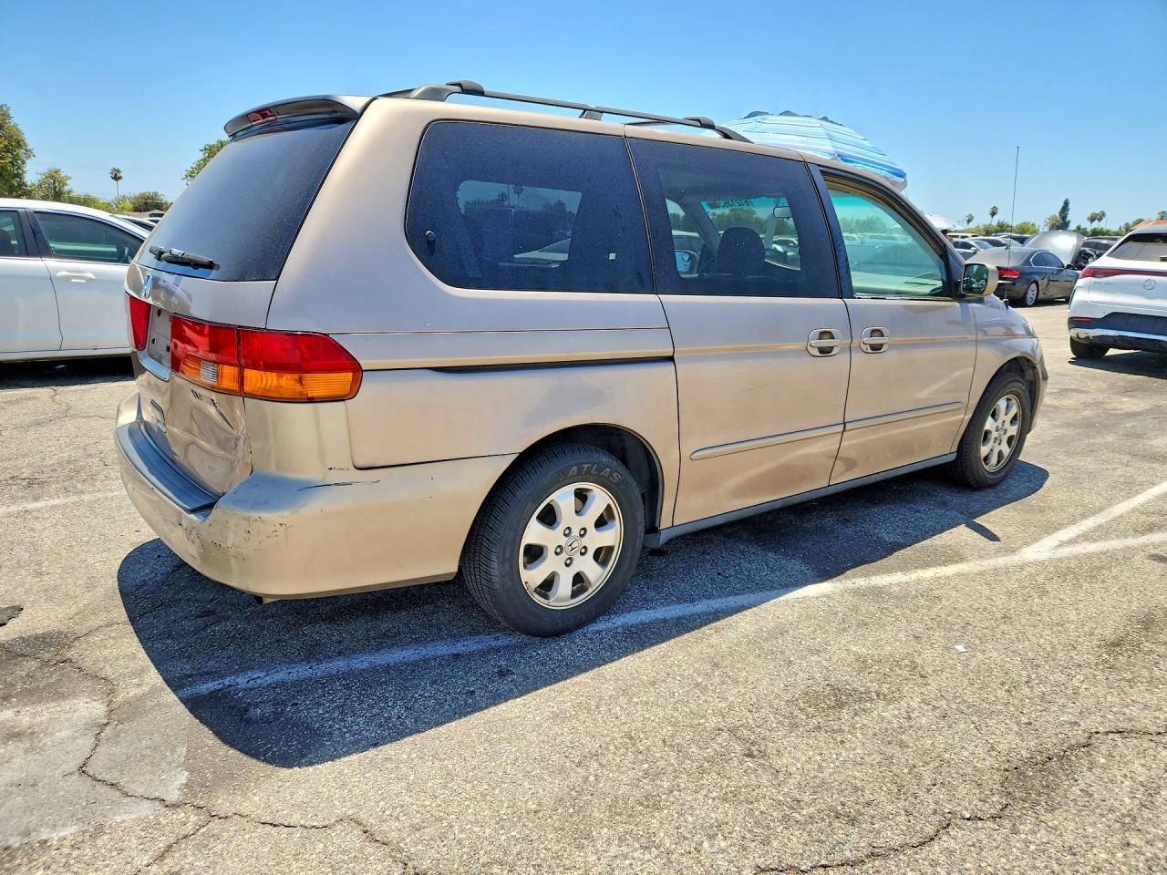 2003 Honda Odyssey Exl Tan vin: 5FNRL18973B105440