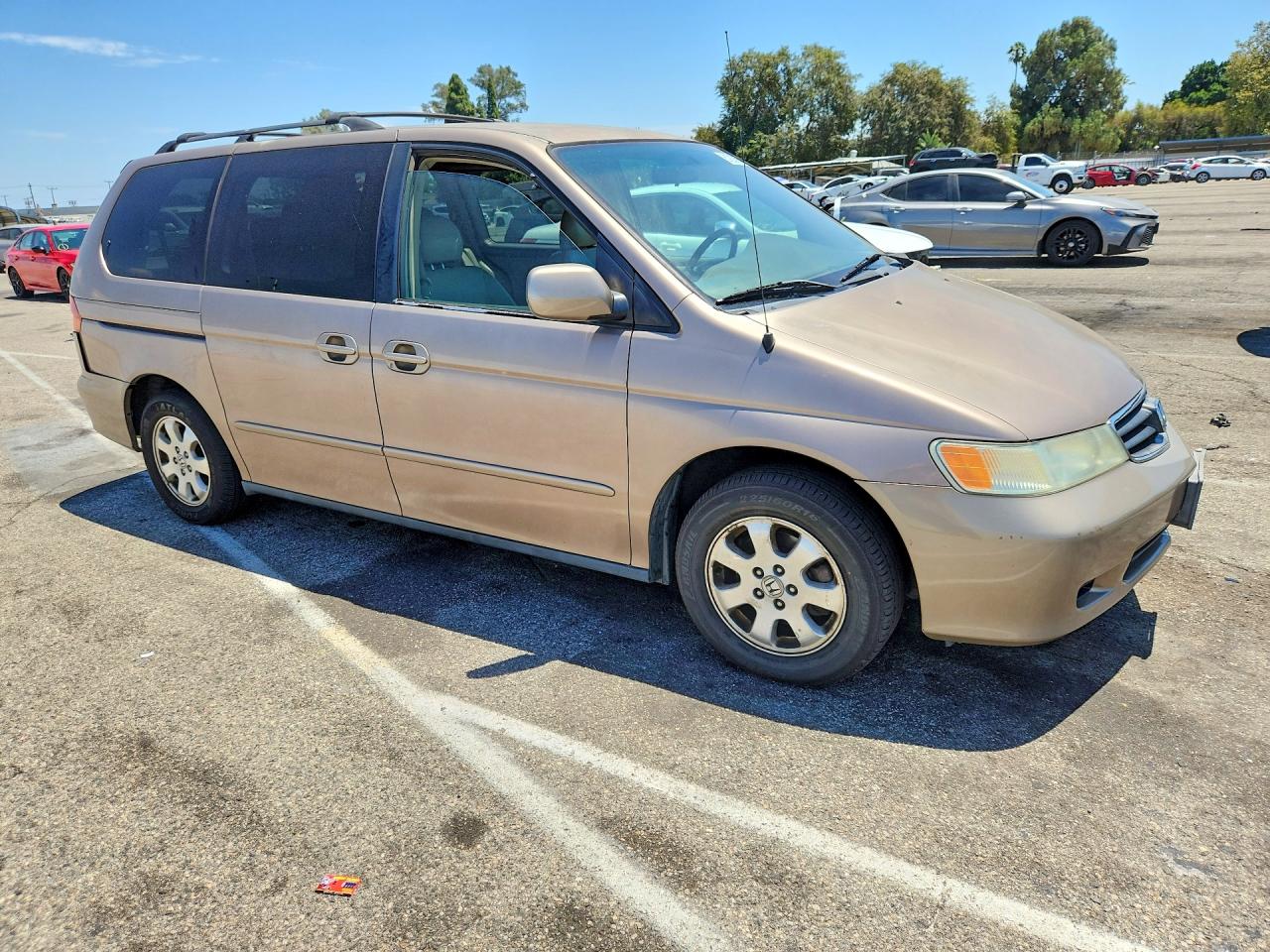 2003 Honda Odyssey Exl Tan vin: 5FNRL18973B105440