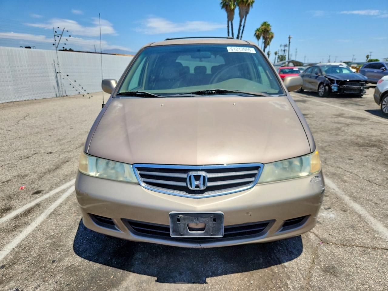 2003 Honda Odyssey Exl Tan vin: 5FNRL18973B105440