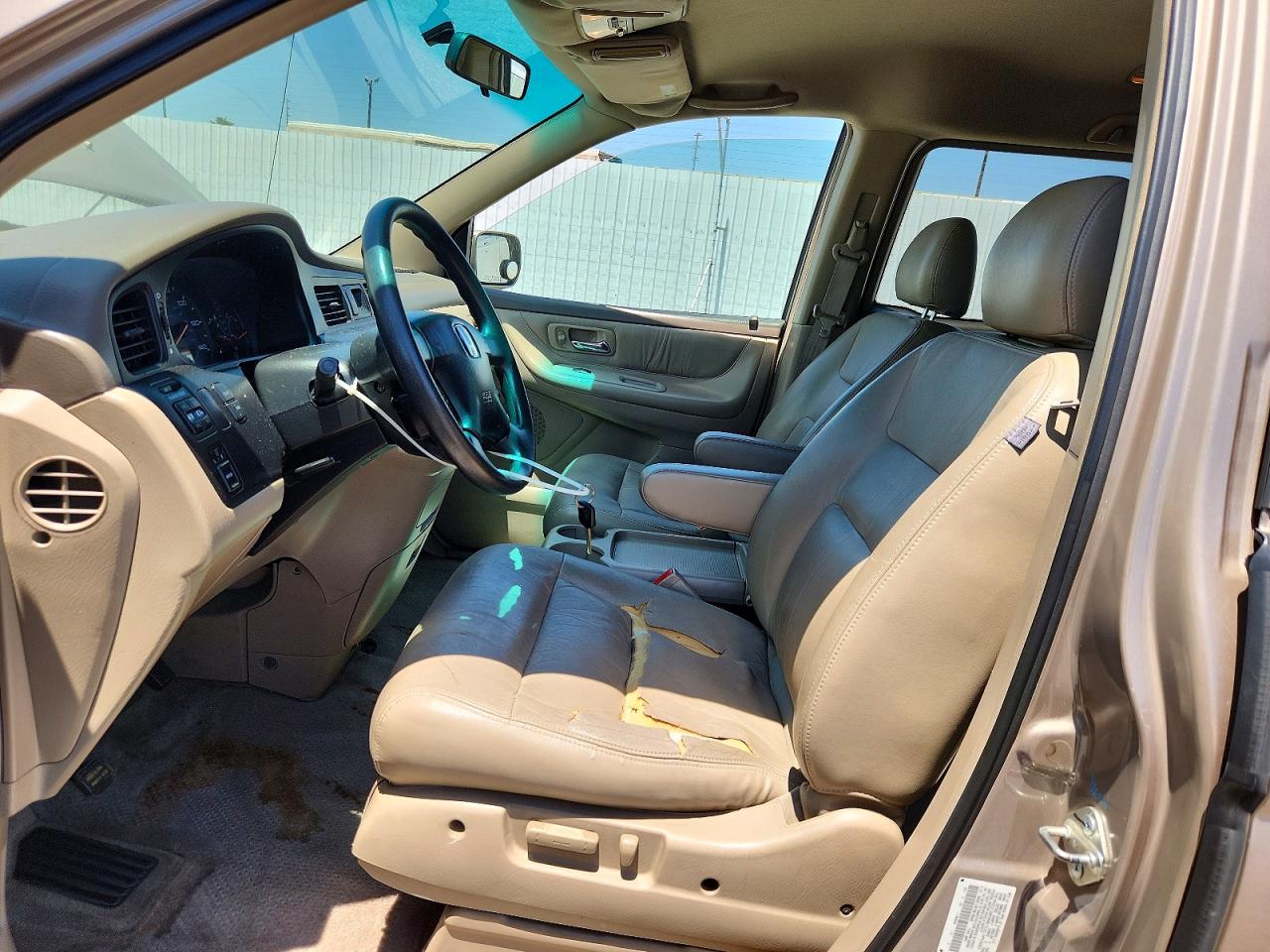 2003 Honda Odyssey Exl Tan vin: 5FNRL18973B105440