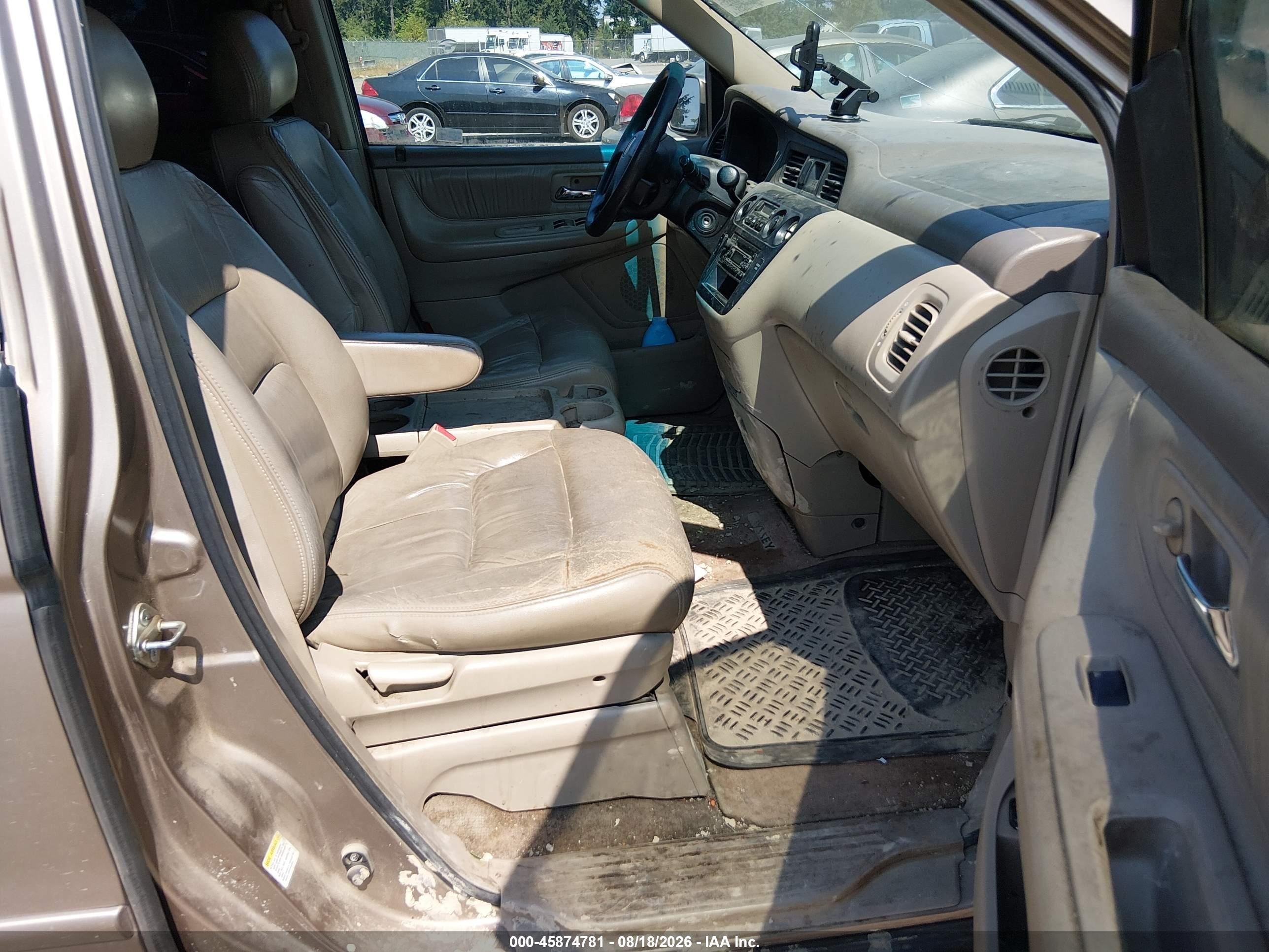 2004 Honda Odyssey Ex-l Gold vin: 5FNRL18974B002794