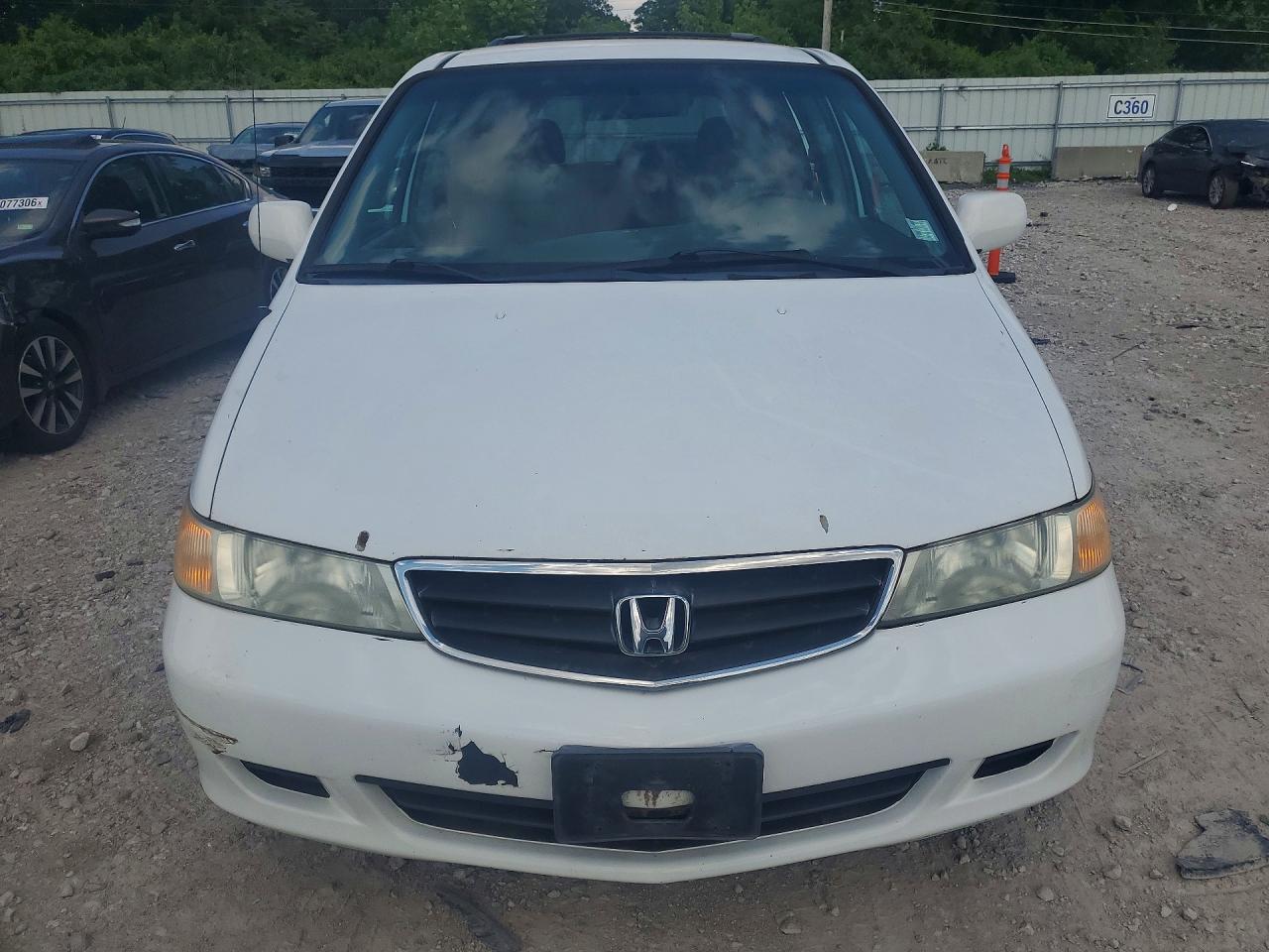 2004 Honda Odyssey Exl White vin: 5FNRL18974B064051