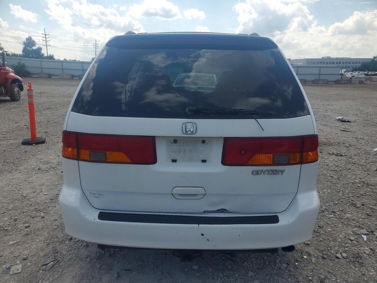 2004 Honda Odyssey Exl White vin: 5FNRL18974B064051