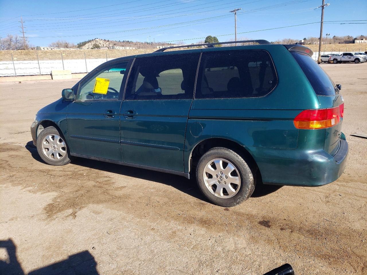 2002 Honda Odyssey Exl Green vin: 5FNRL18982B009248