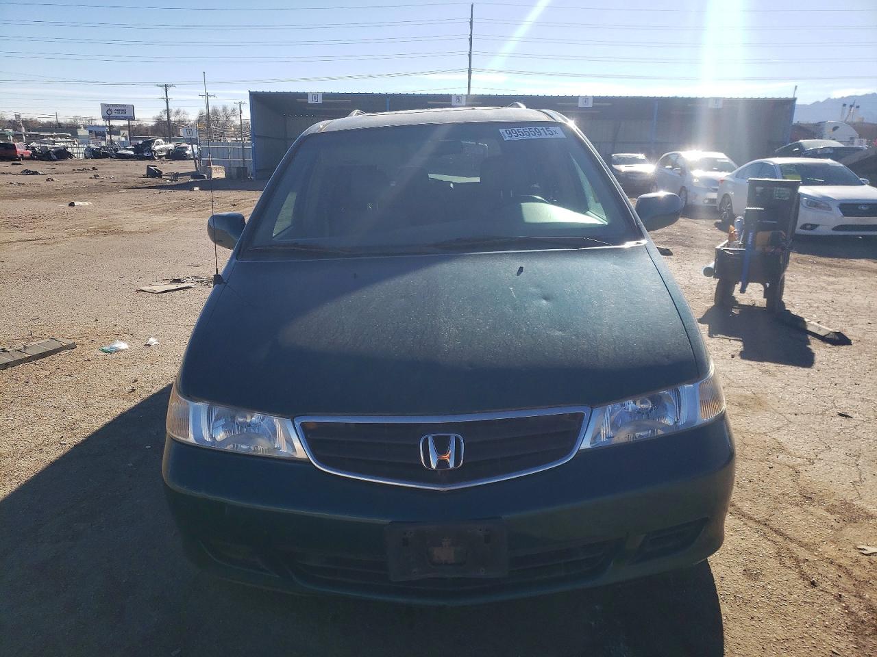 2002 Honda Odyssey Exl Green vin: 5FNRL18982B009248