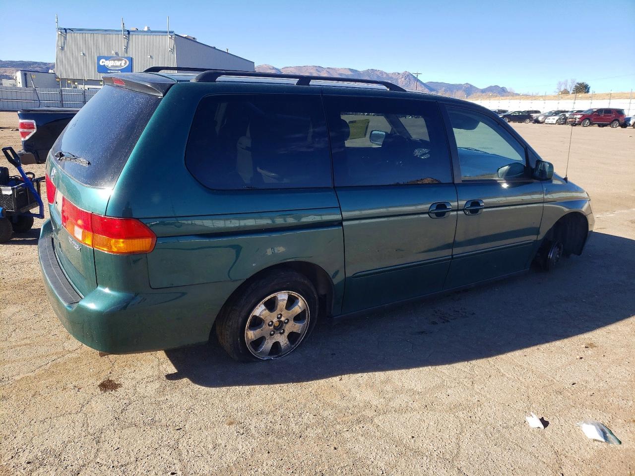 2002 Honda Odyssey Exl Green vin: 5FNRL18982B009248