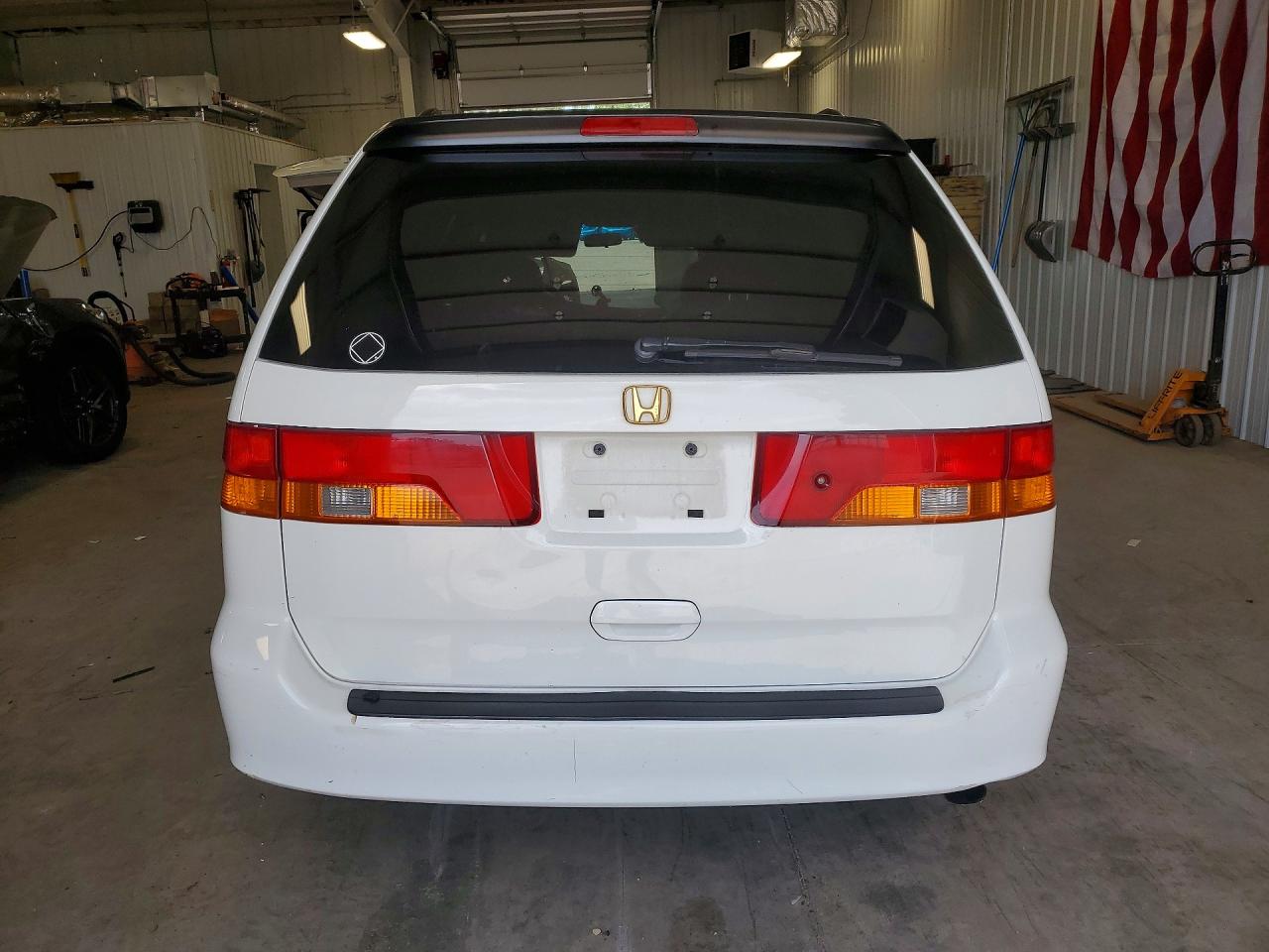 2003 Honda Odyssey Exl White vin: 5FNRL18983B022017