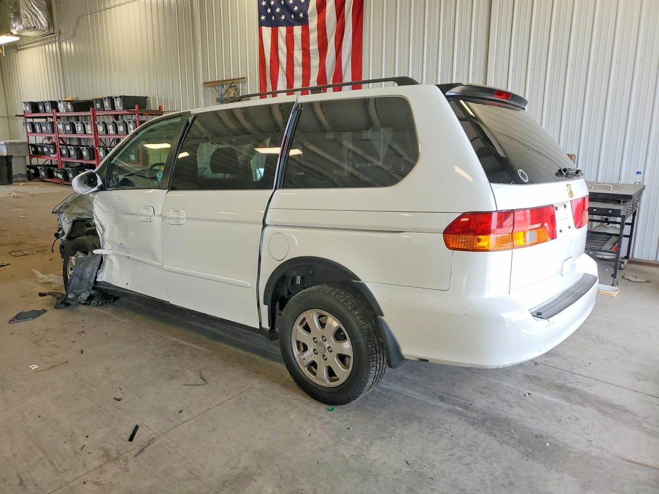2003 Honda Odyssey Exl White vin: 5FNRL18983B022017