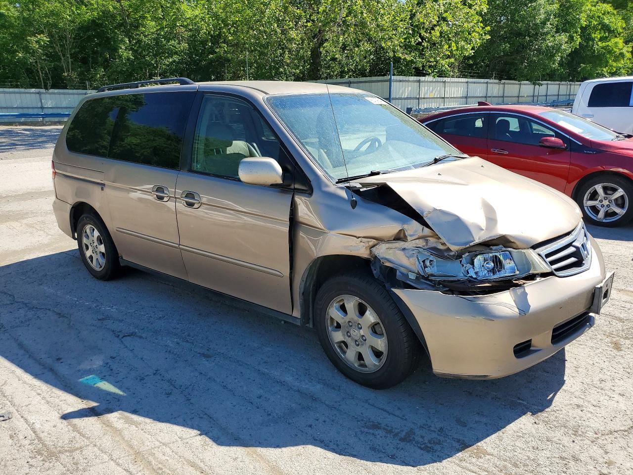 2003 Honda Odyssey Exl Tan vin: 5FNRL18983B045734