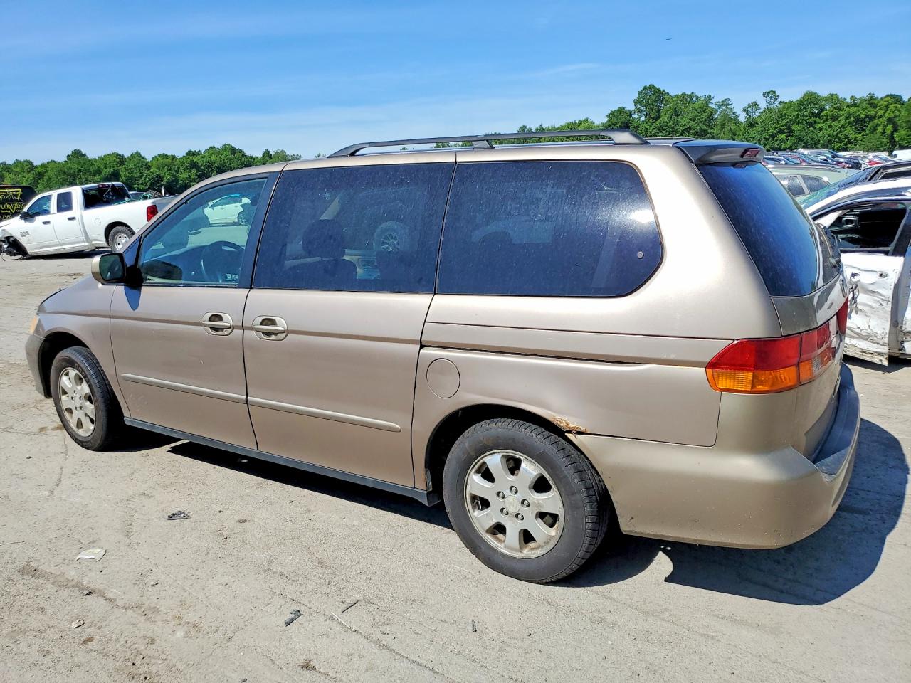 2003 Honda Odyssey Exl Tan vin: 5FNRL18983B045734