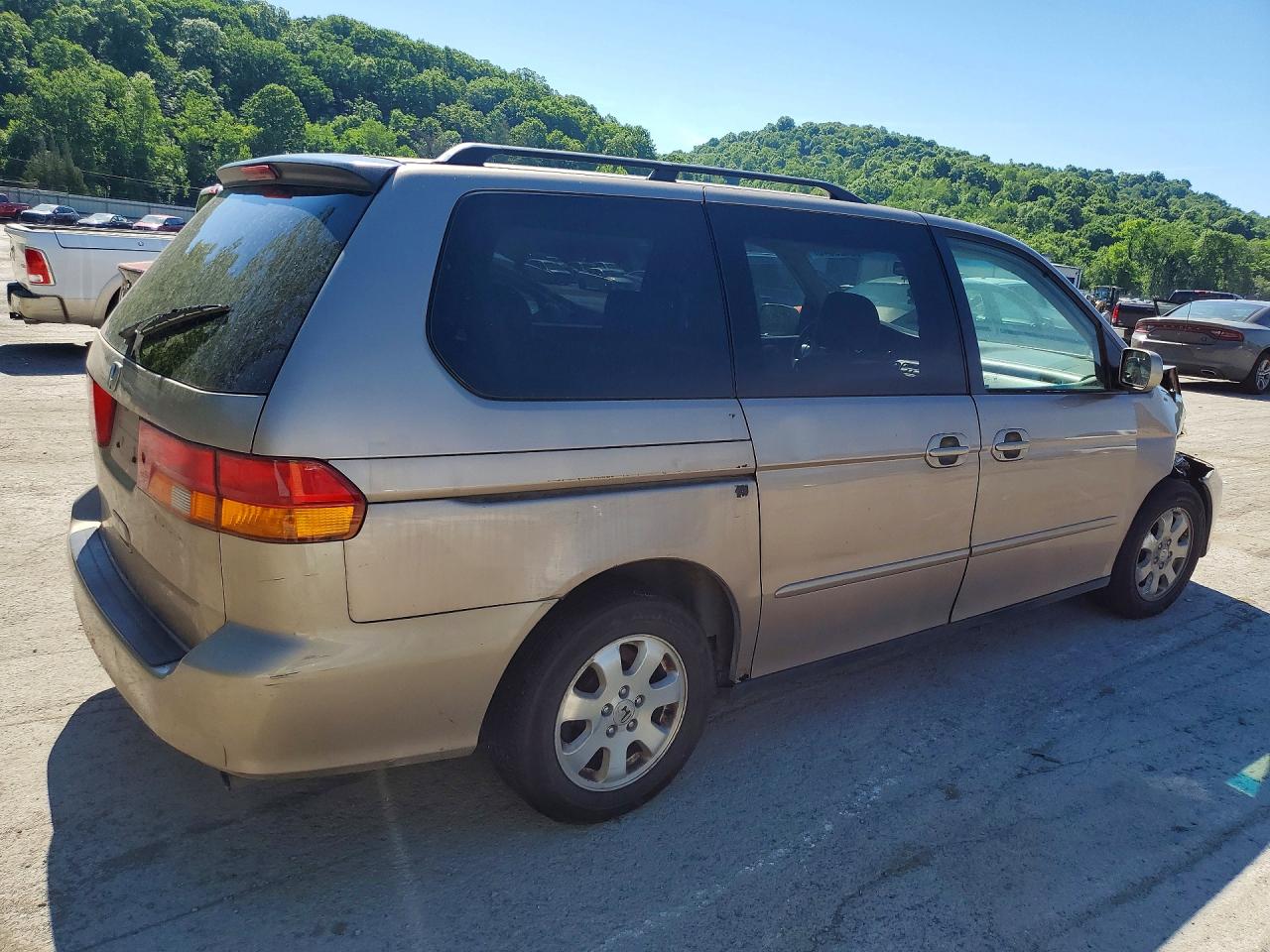 2003 Honda Odyssey Exl Tan vin: 5FNRL18983B045734