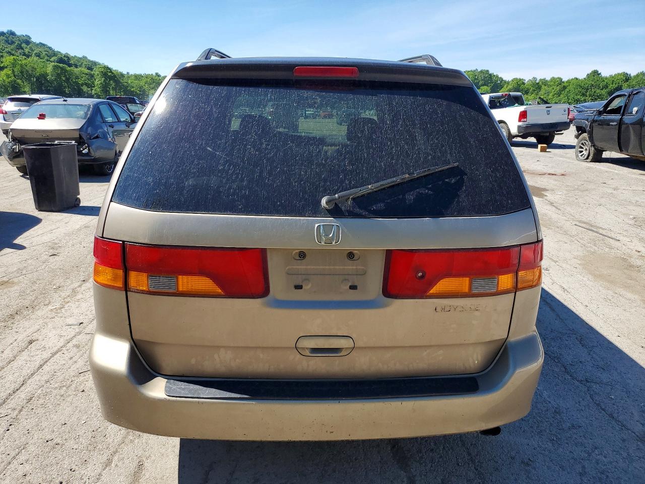 2003 Honda Odyssey Exl Tan vin: 5FNRL18983B045734