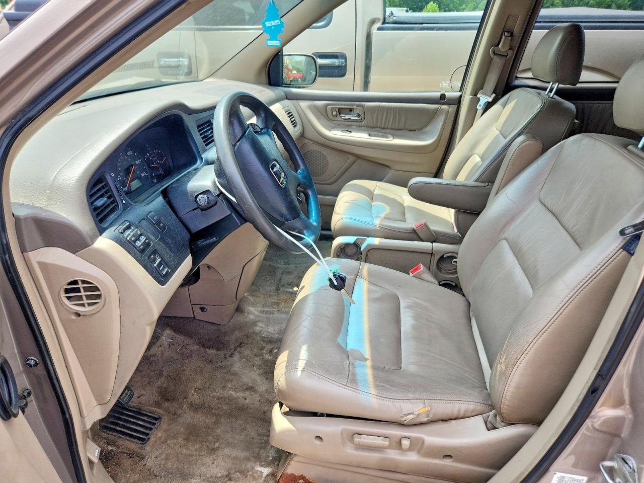 2003 Honda Odyssey Exl Tan vin: 5FNRL18983B045734