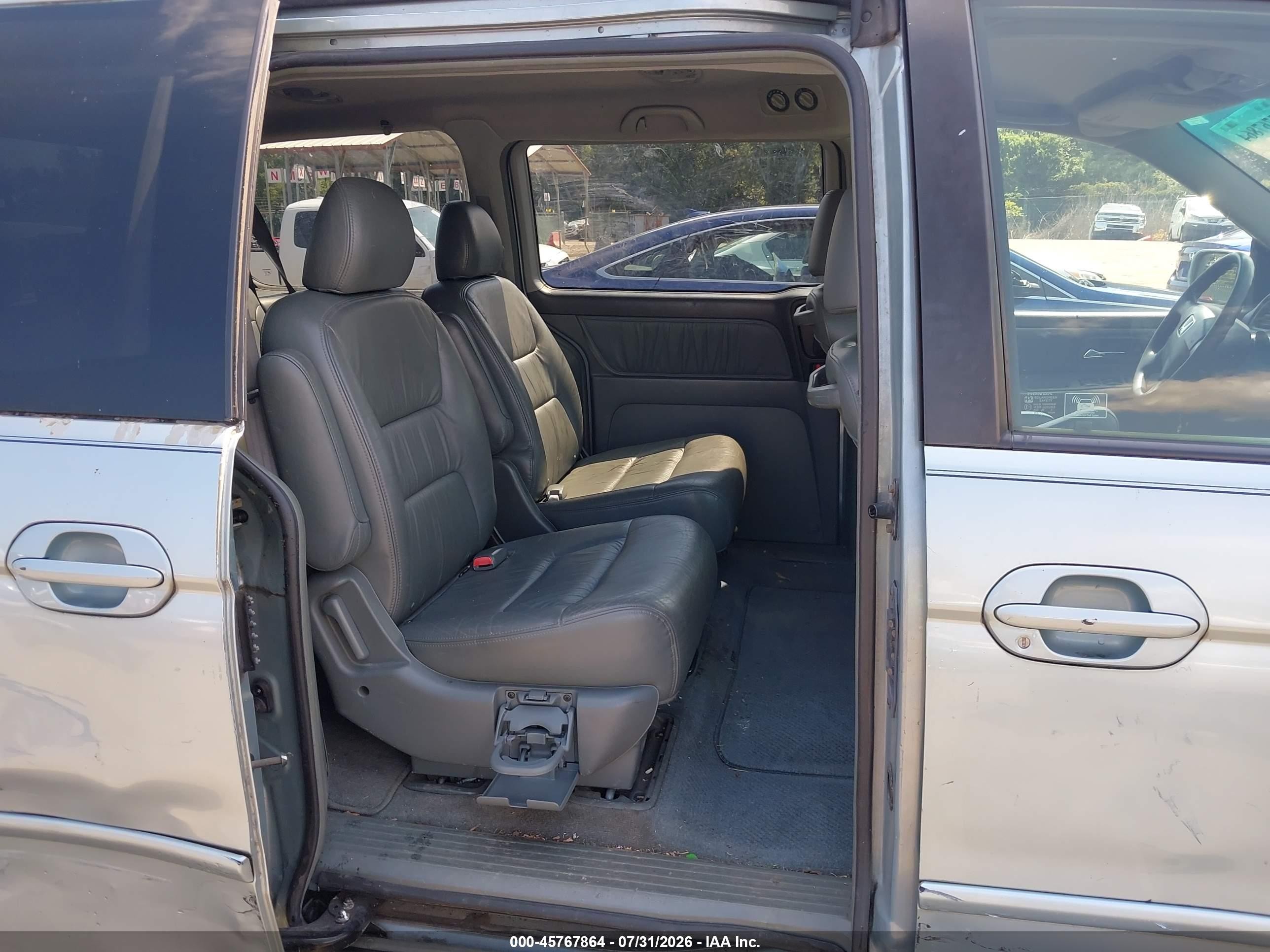 2003 Honda Odyssey Ex-l Light Blue vin: 5FNRL18983B098806