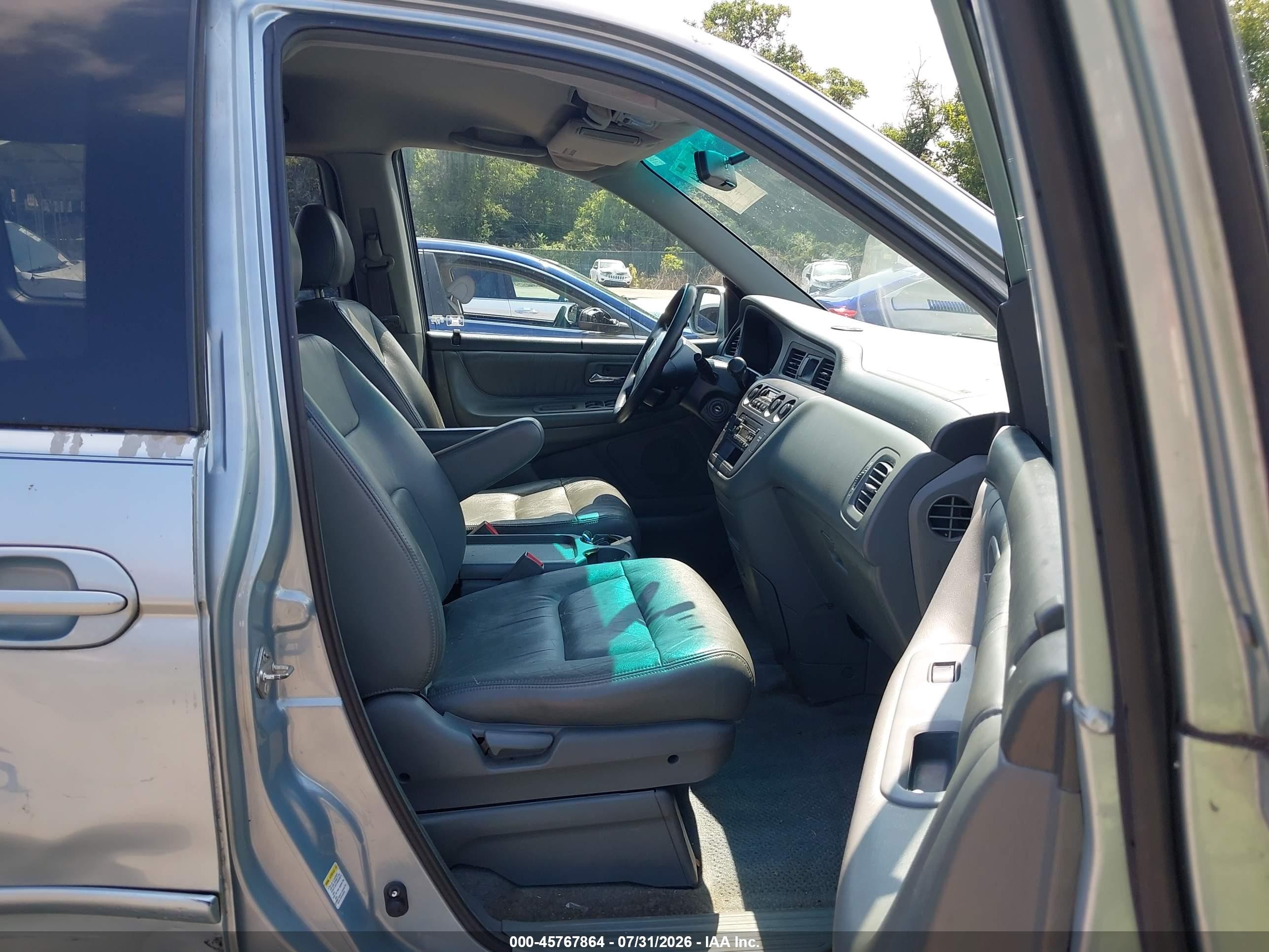 2003 Honda Odyssey Ex-l Light Blue vin: 5FNRL18983B098806