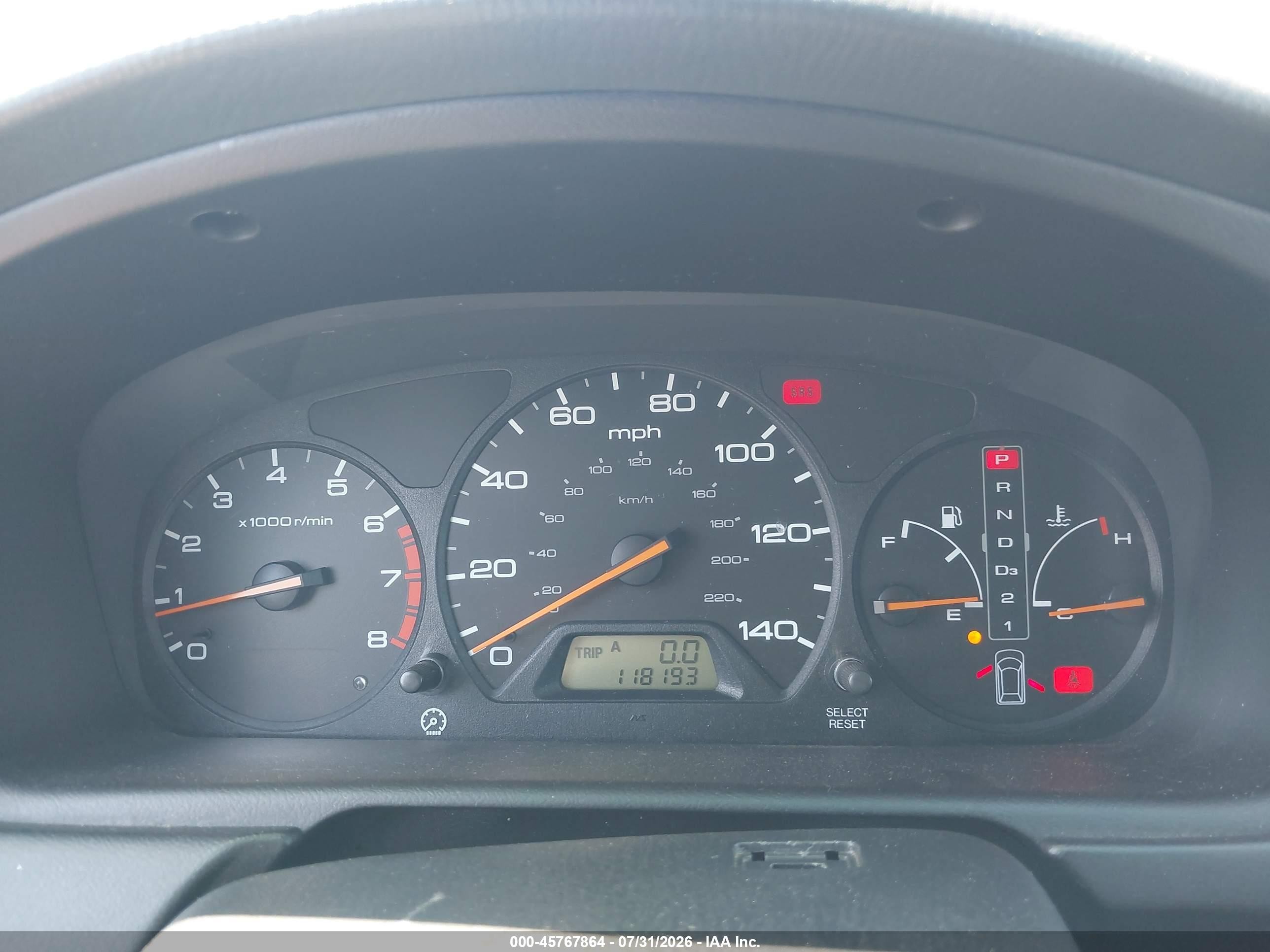 2003 Honda Odyssey Ex-l Light Blue vin: 5FNRL18983B098806