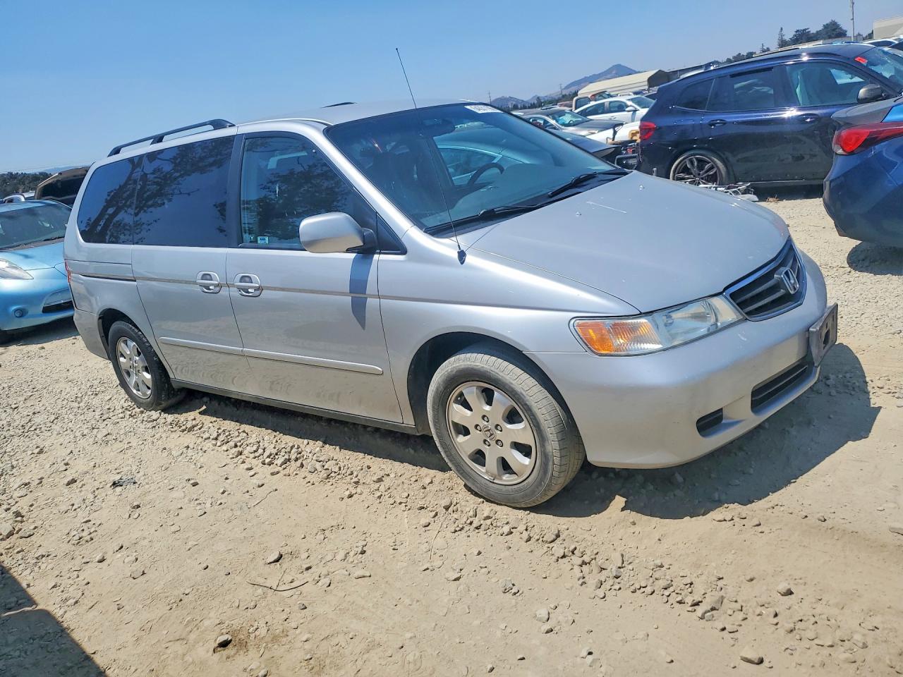 2003 Honda Odyssey Exl Silver vin: 5FNRL18983B116401