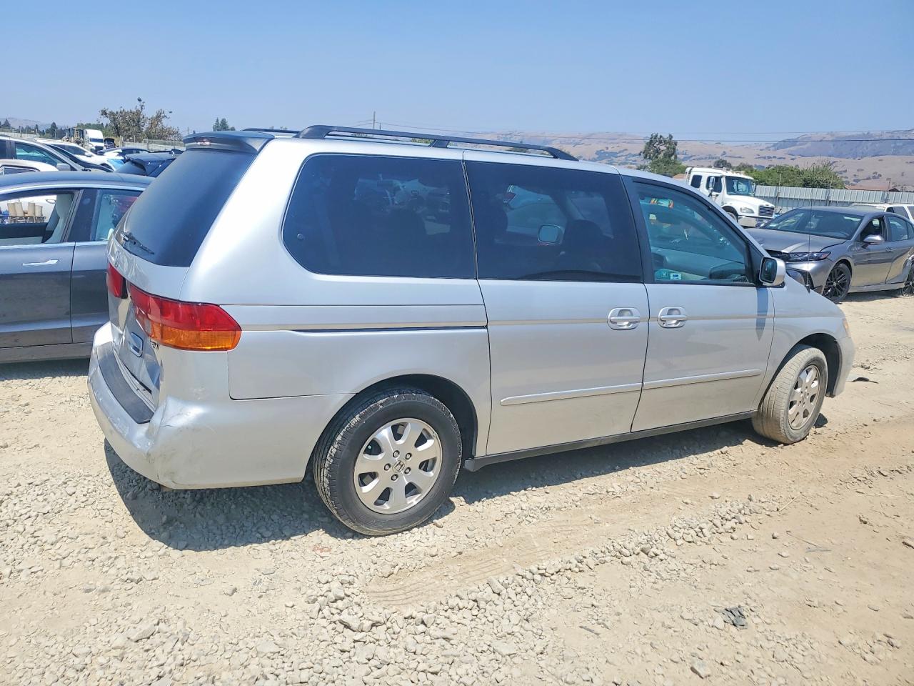 2003 Honda Odyssey Exl Silver vin: 5FNRL18983B116401