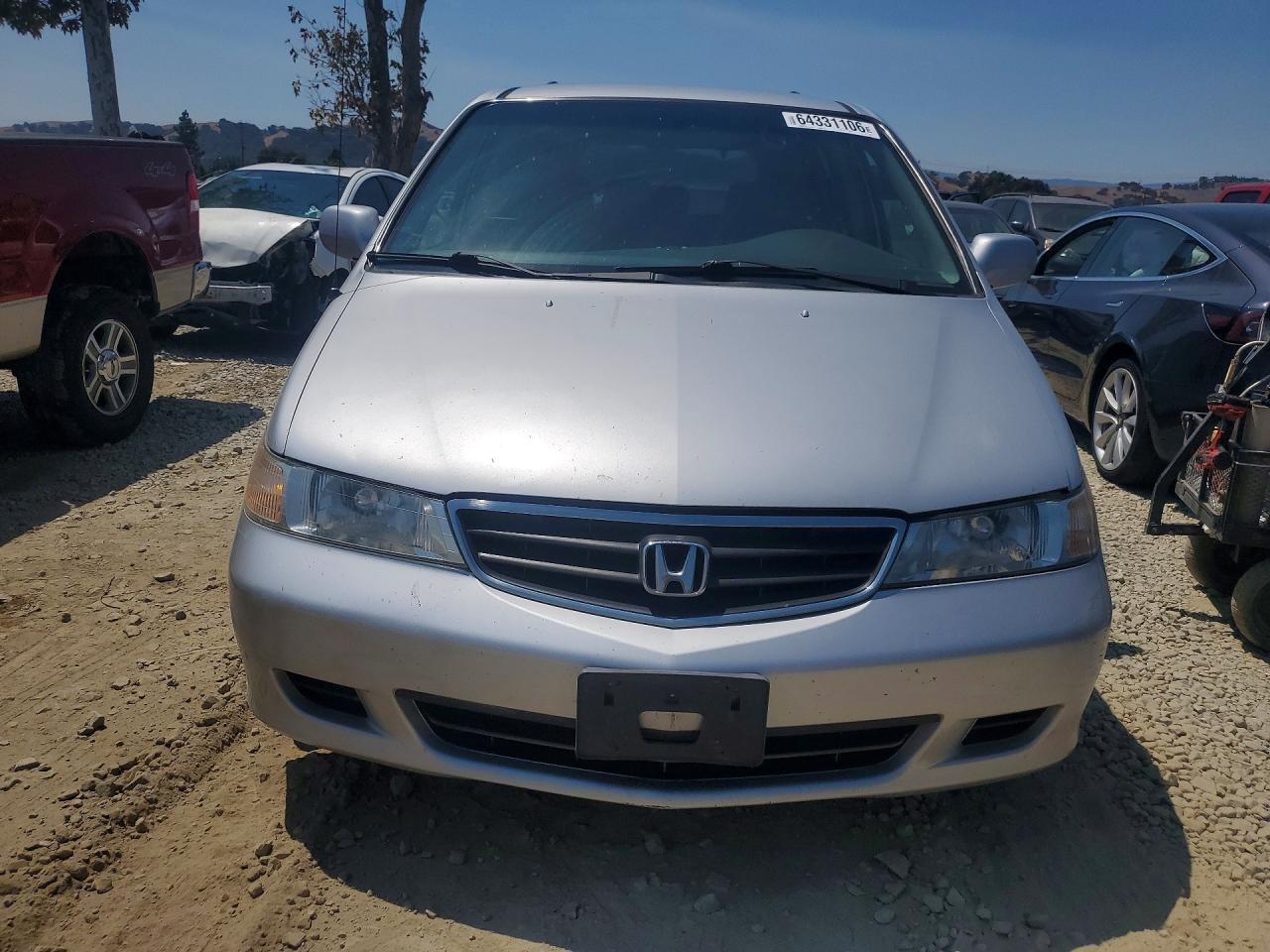 2003 Honda Odyssey Exl Silver vin: 5FNRL18983B116401