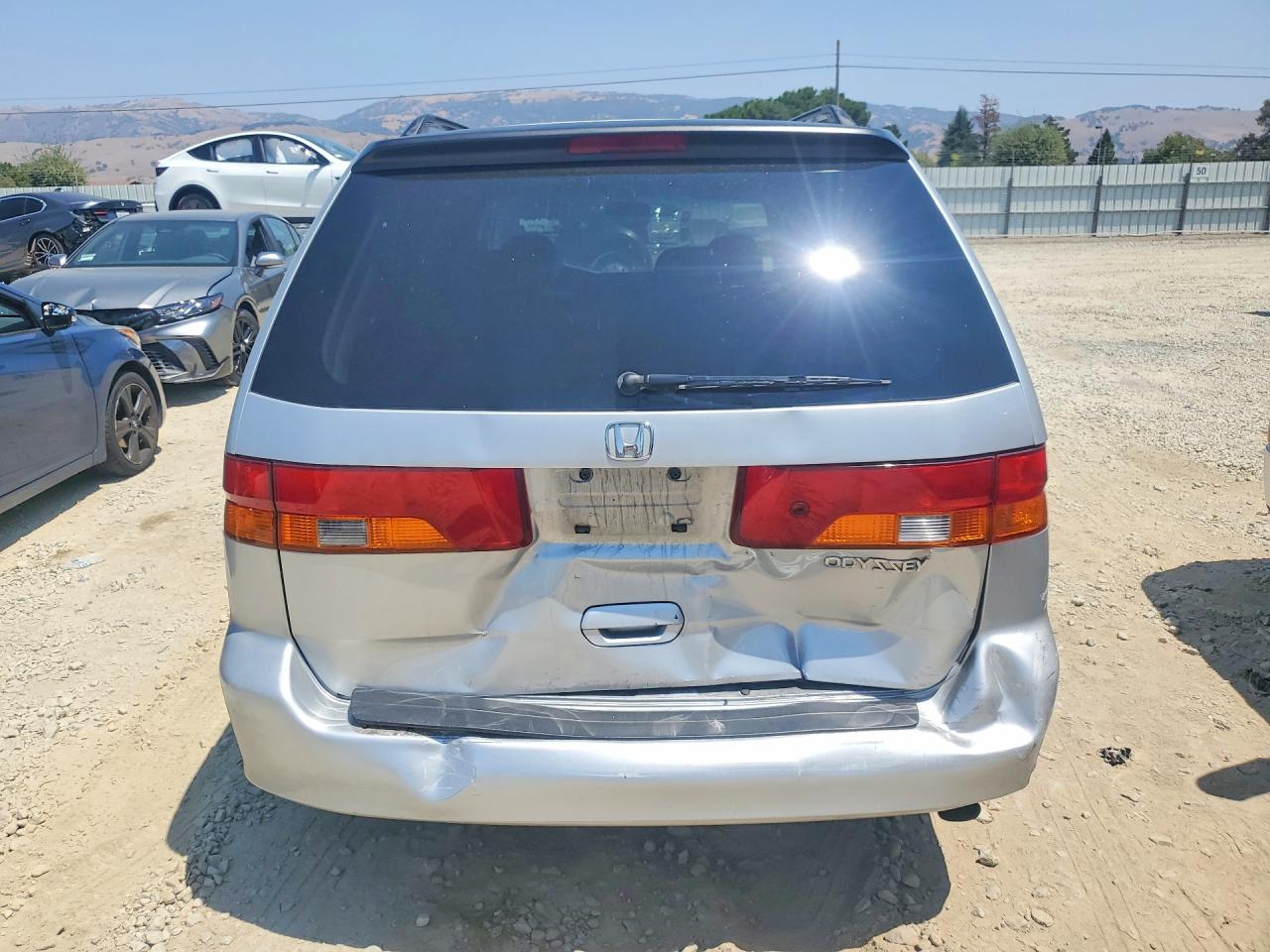 2003 Honda Odyssey Exl Silver vin: 5FNRL18983B116401