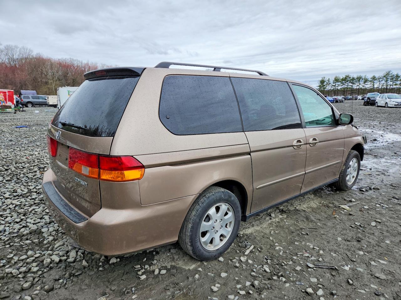 2003 Honda Odyssey Exl Silver vin: 5FNRL18983B122215