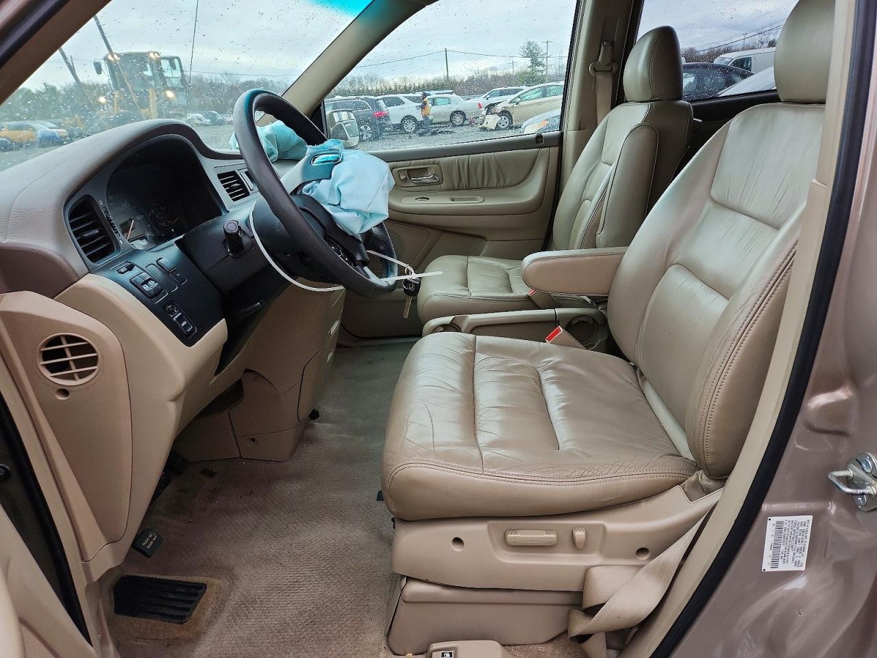2003 Honda Odyssey Exl Silver vin: 5FNRL18983B122215