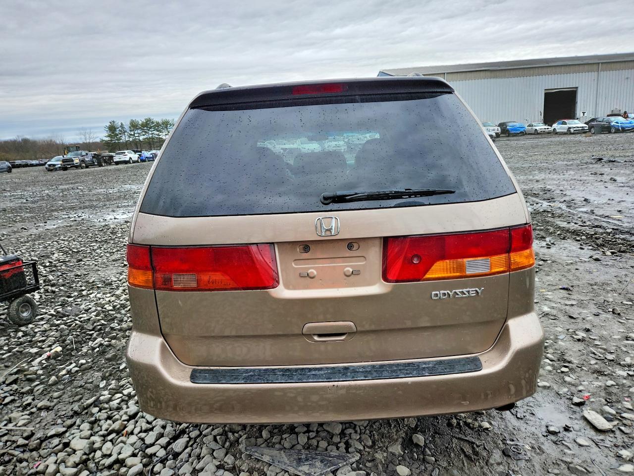 2003 Honda Odyssey Exl Silver vin: 5FNRL18983B122215