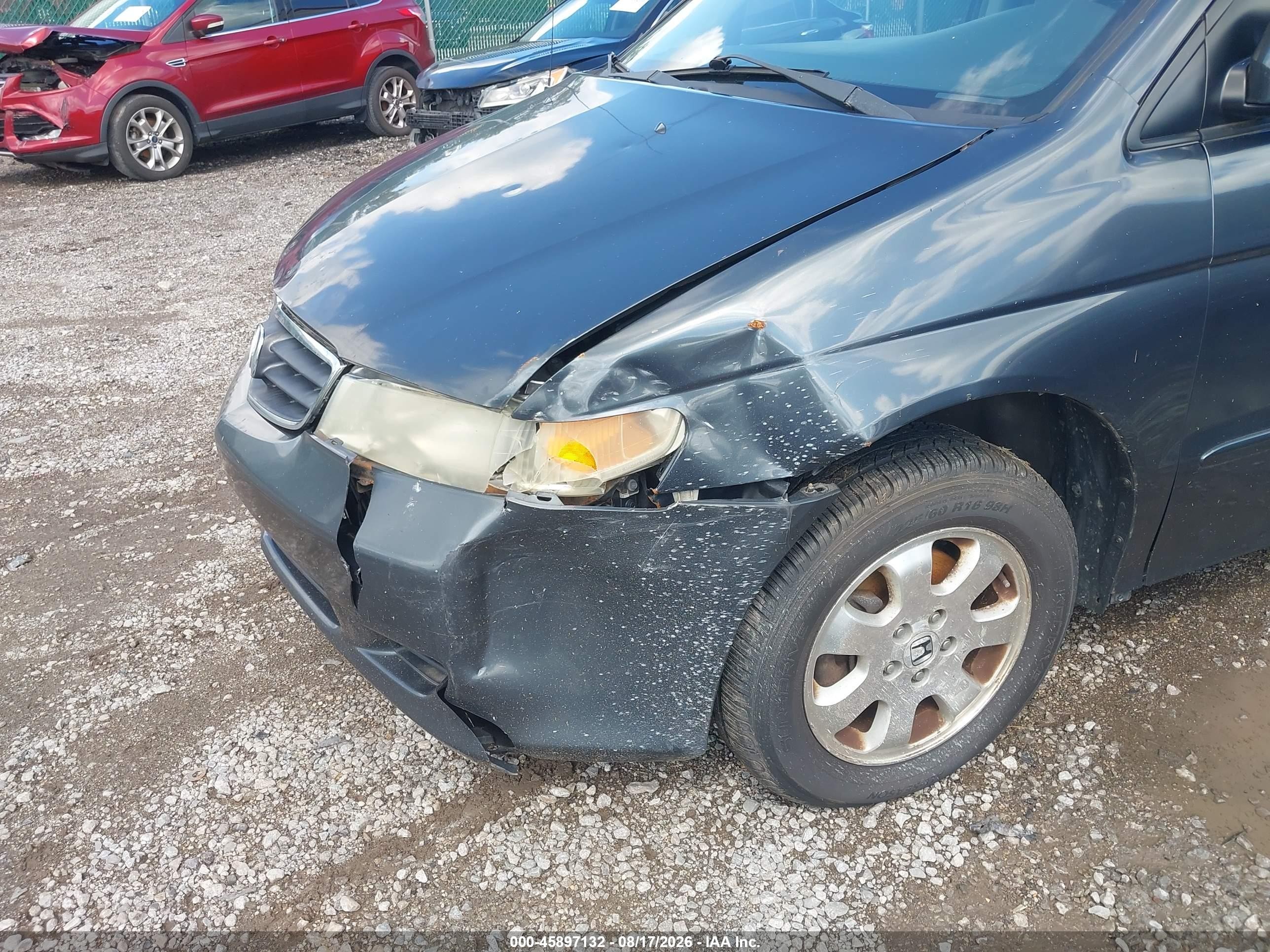 2004 Honda Odyssey Ex-l Green vin: 5FNRL18984B009415