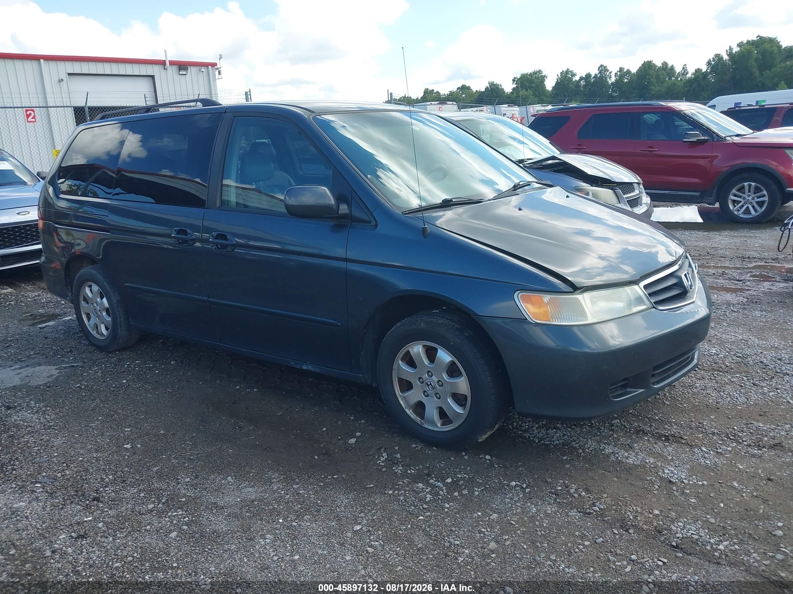 2004 Honda Odyssey Ex-l Green vin: 5FNRL18984B009415