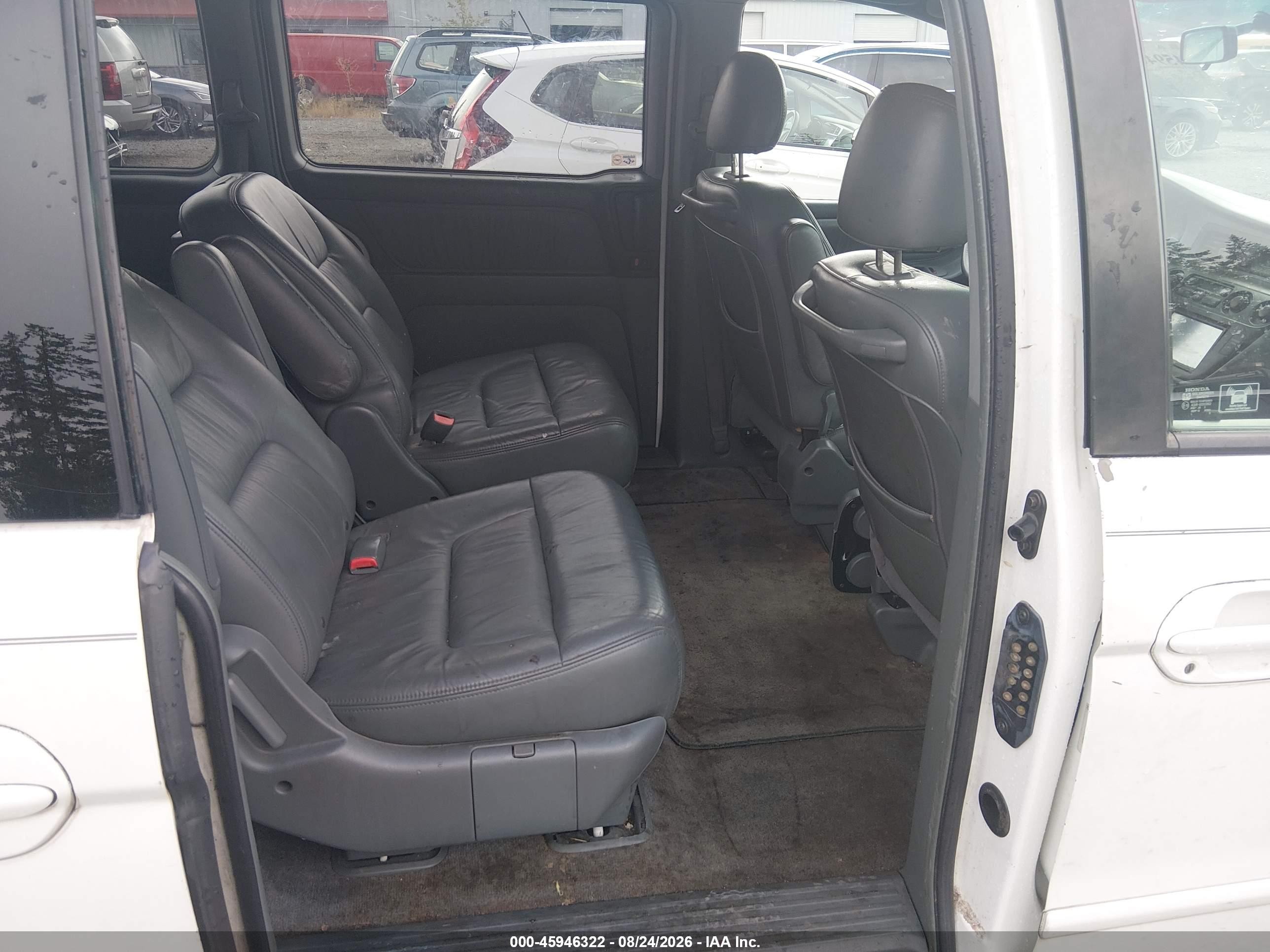 2004 Honda Odyssey Ex-l White vin: 5FNRL18984B016090